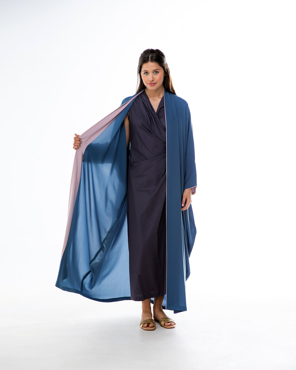Bloom Crepe – Oversized Kaftan Abaya