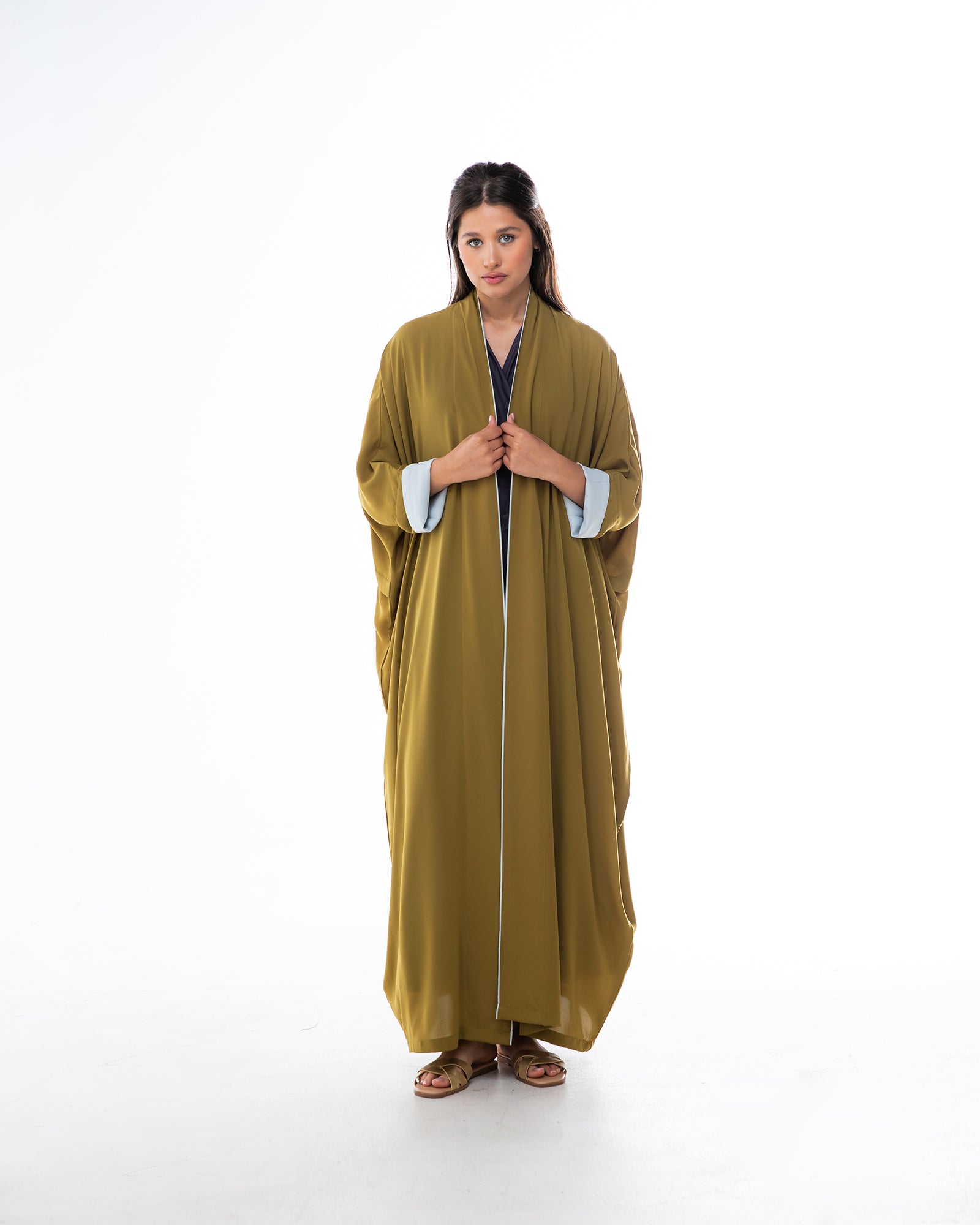Bloom Crepe – Oversized Kaftan Abaya