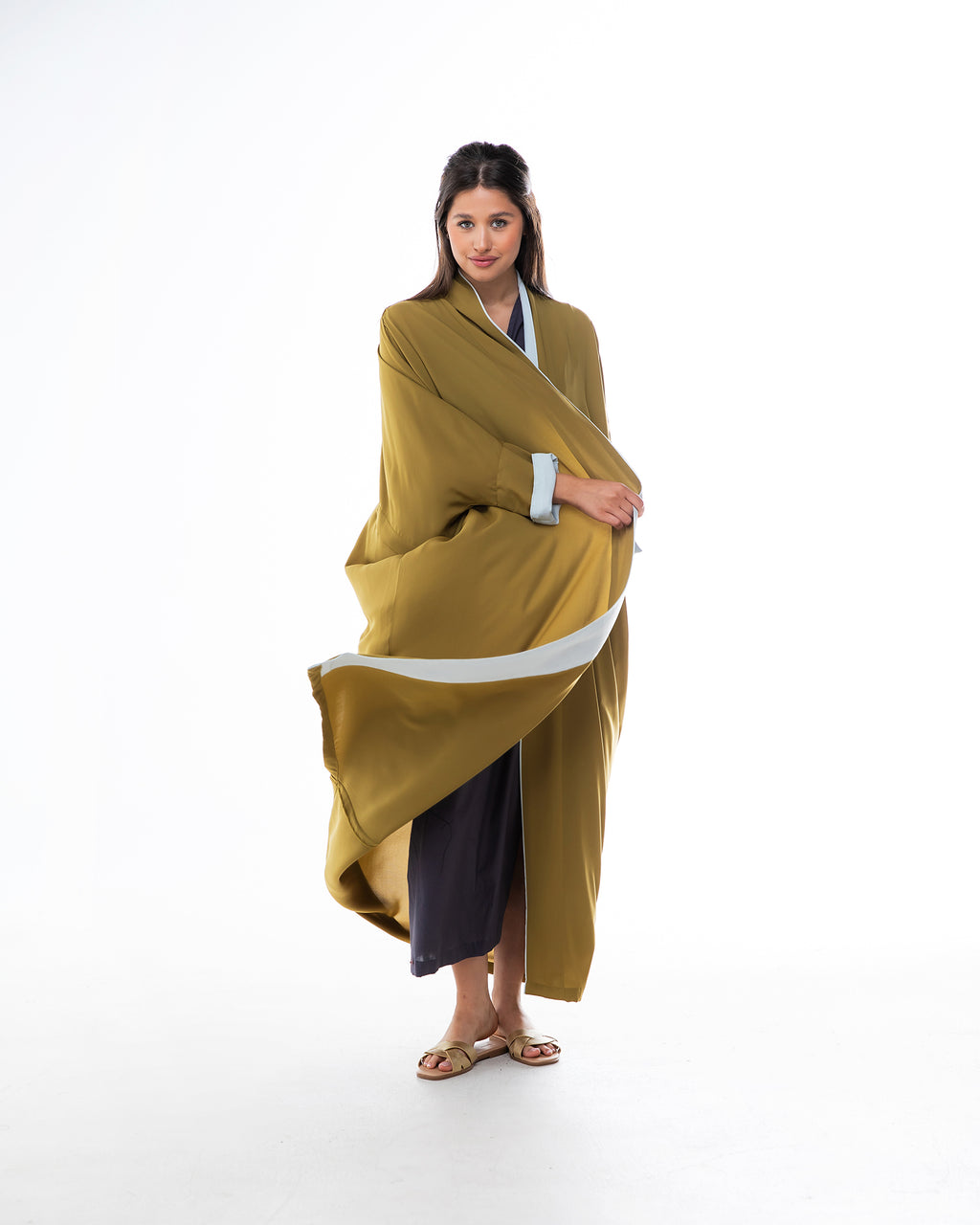 Bloom Crepe – Oversized Kaftan Abaya