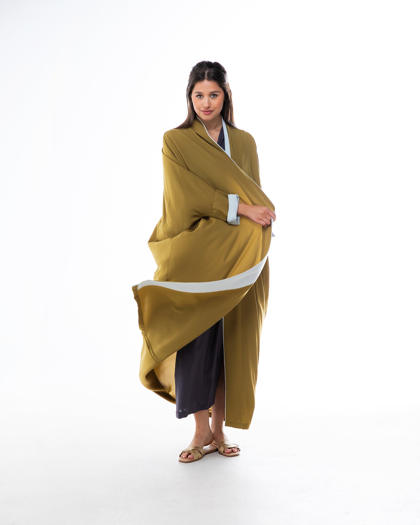 Bloom Crepe – Oversized Kaftan Abaya