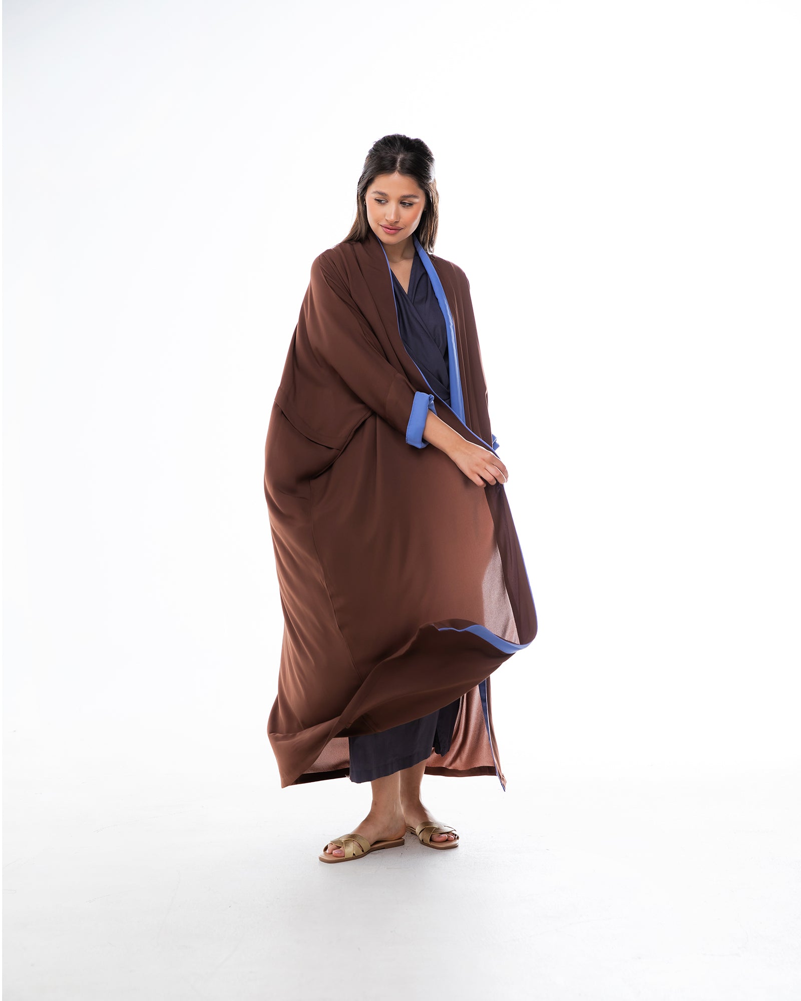 Bloom Crepe – Oversized Kaftan Abaya