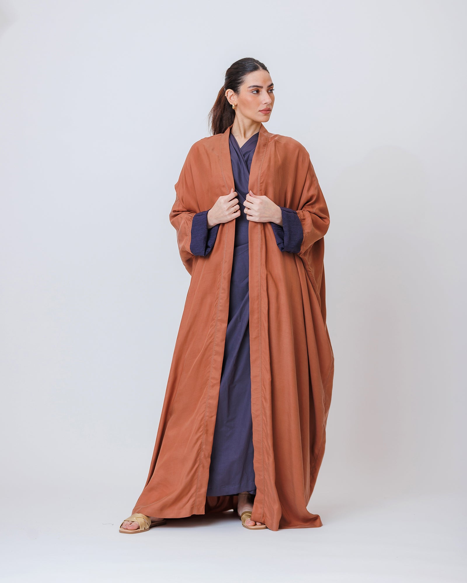  Aram - Washed Silk Abaya 