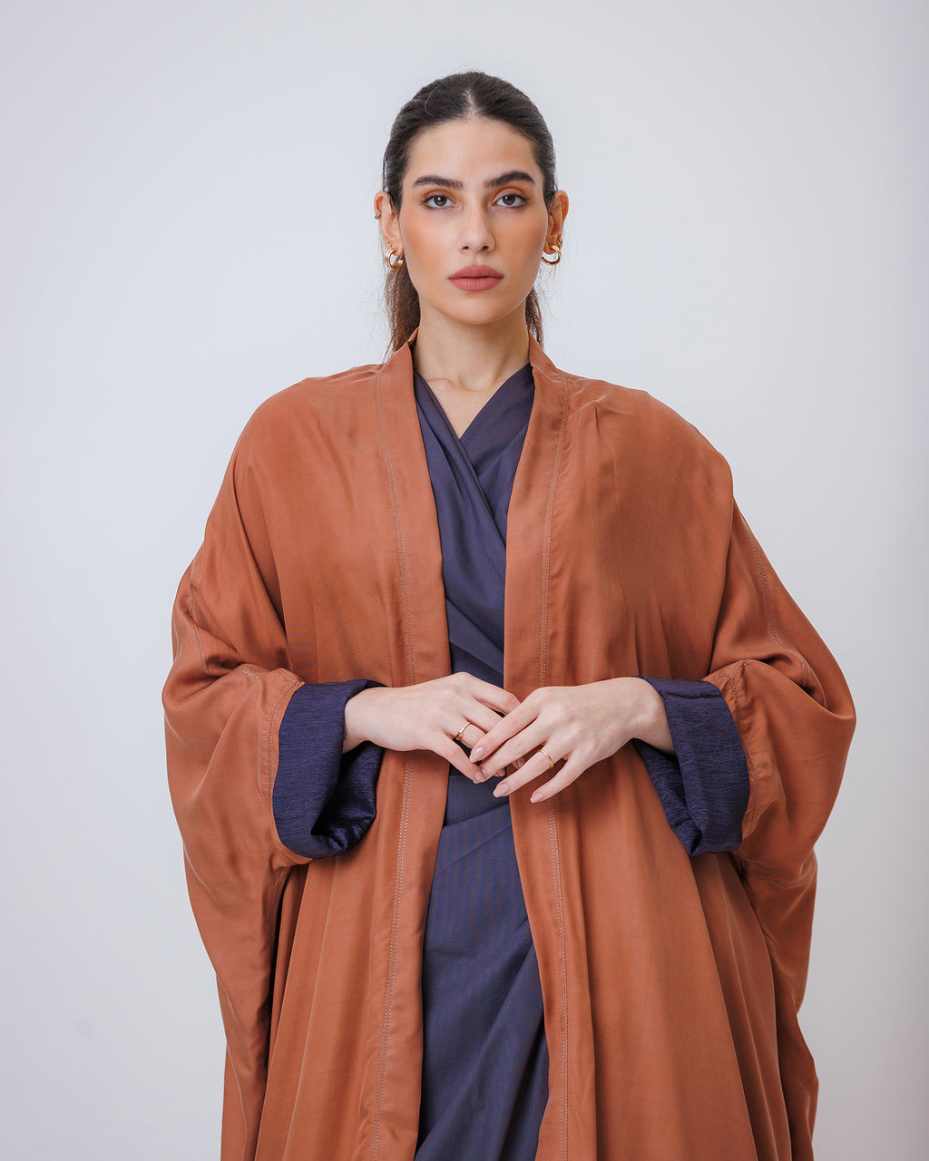  Aram - Washed Silk Abaya 