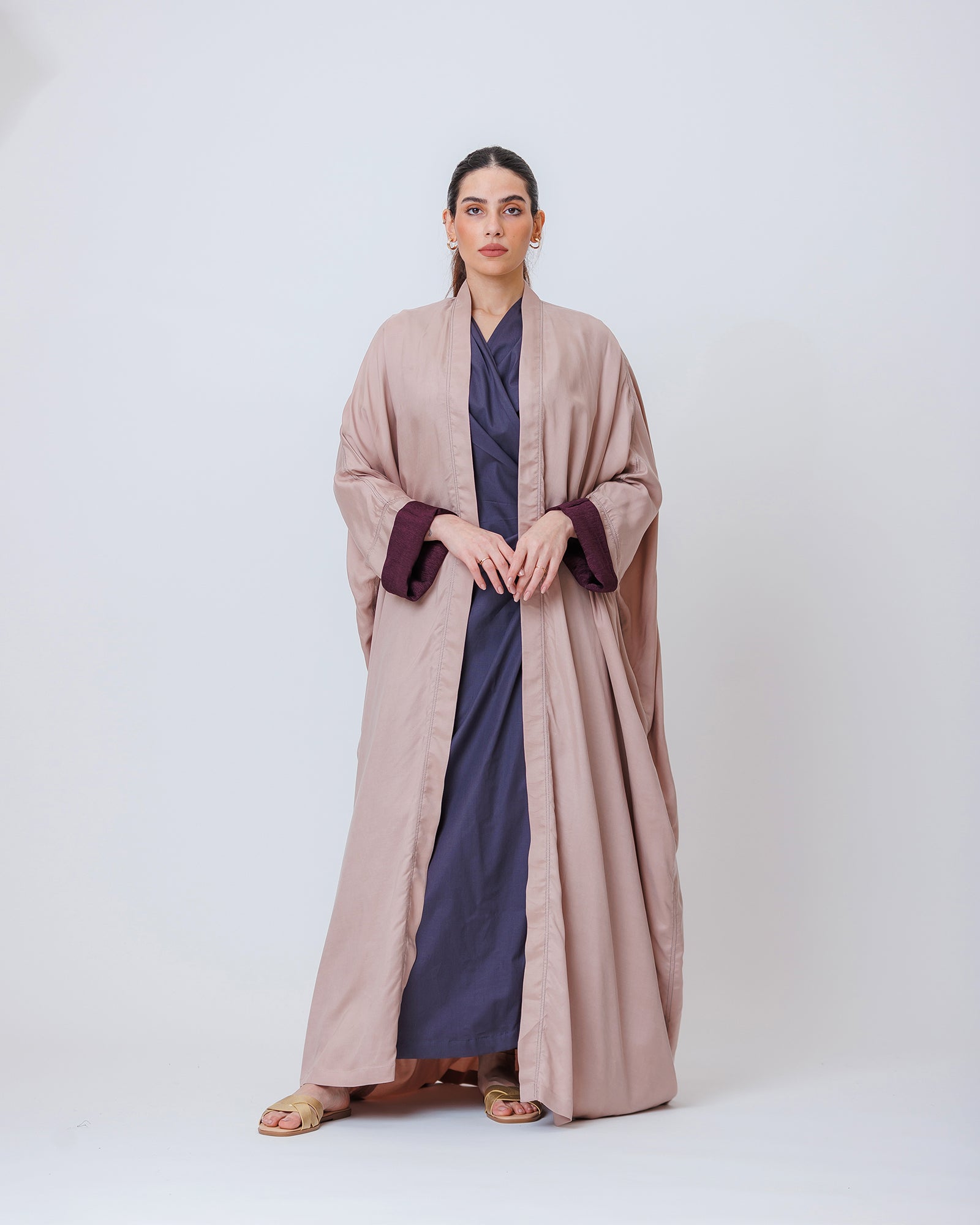  Aram - Washed Silk Abaya 