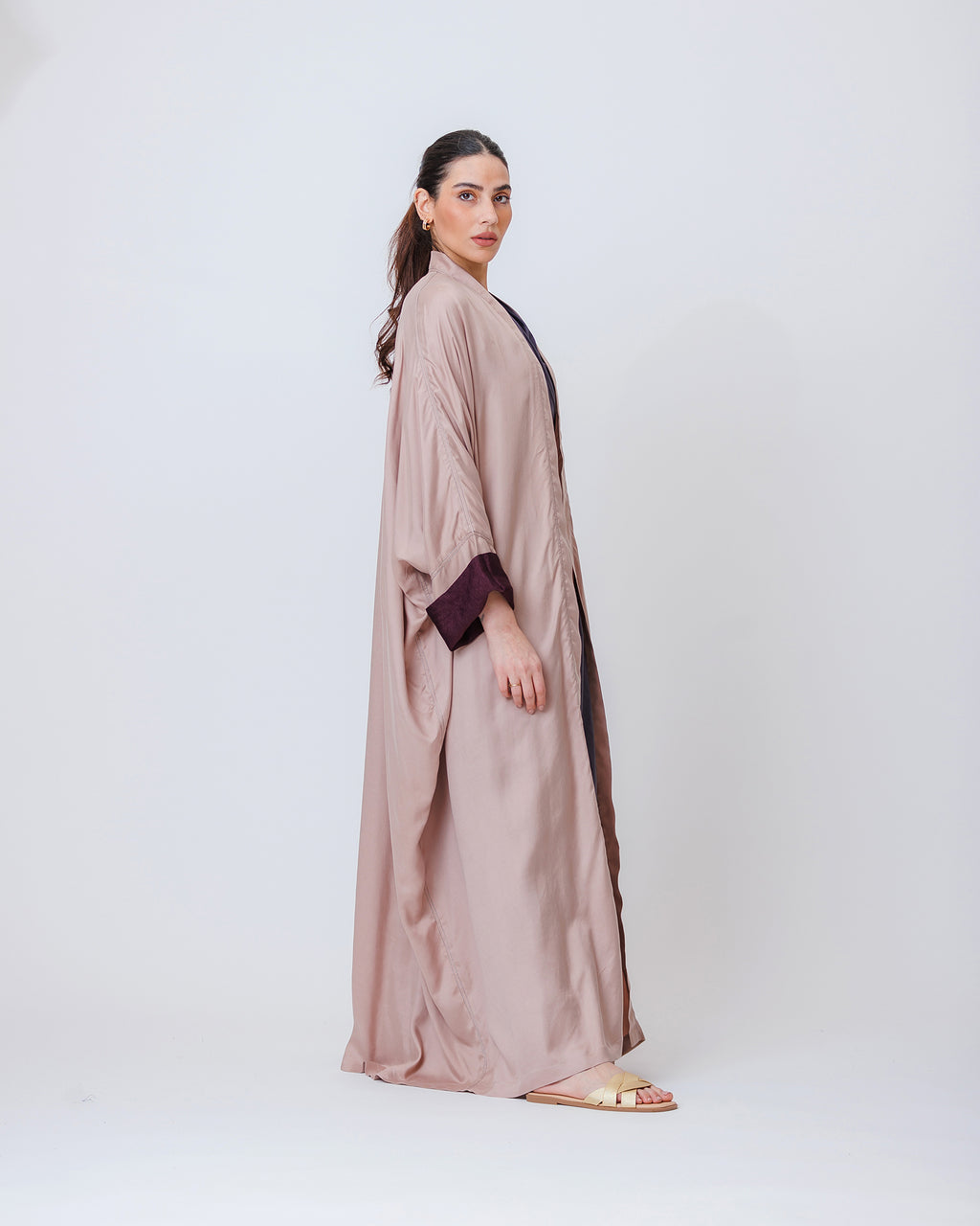  Aram - Washed Silk Abaya 
