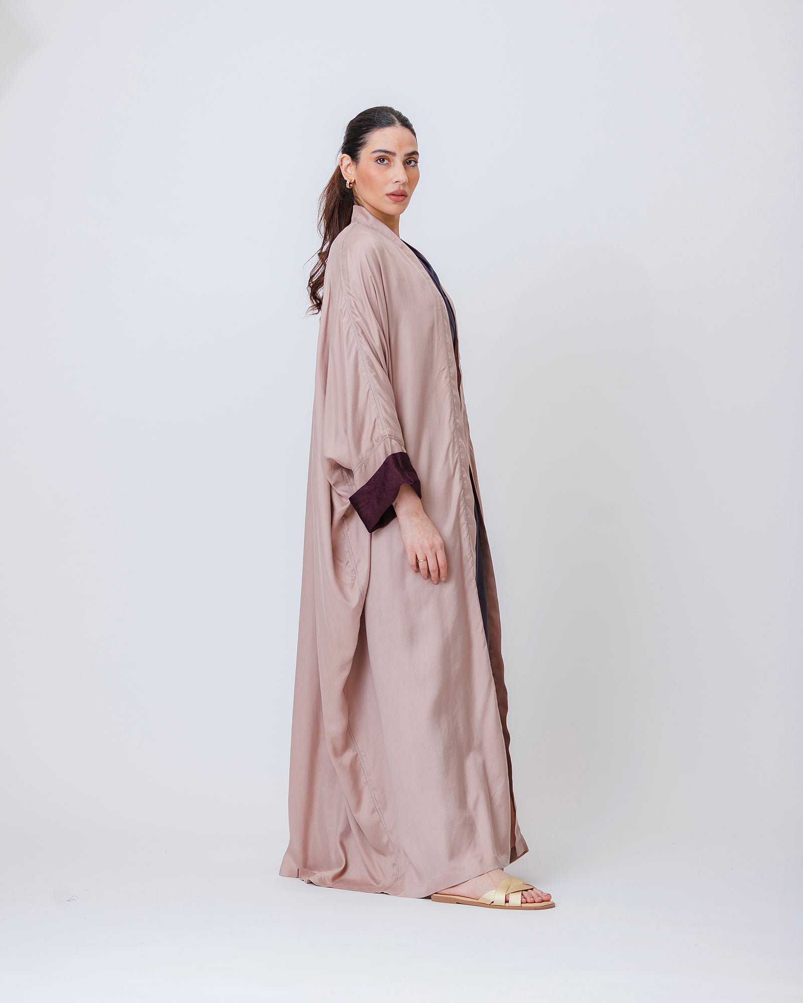  Aram - Washed Silk Abaya 
