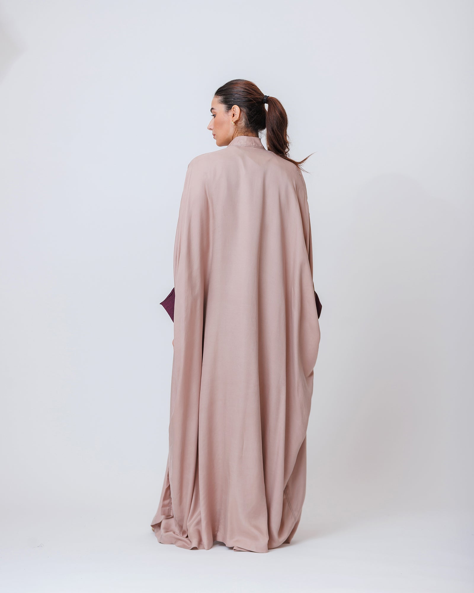 Aram - Washed Silk Abaya 