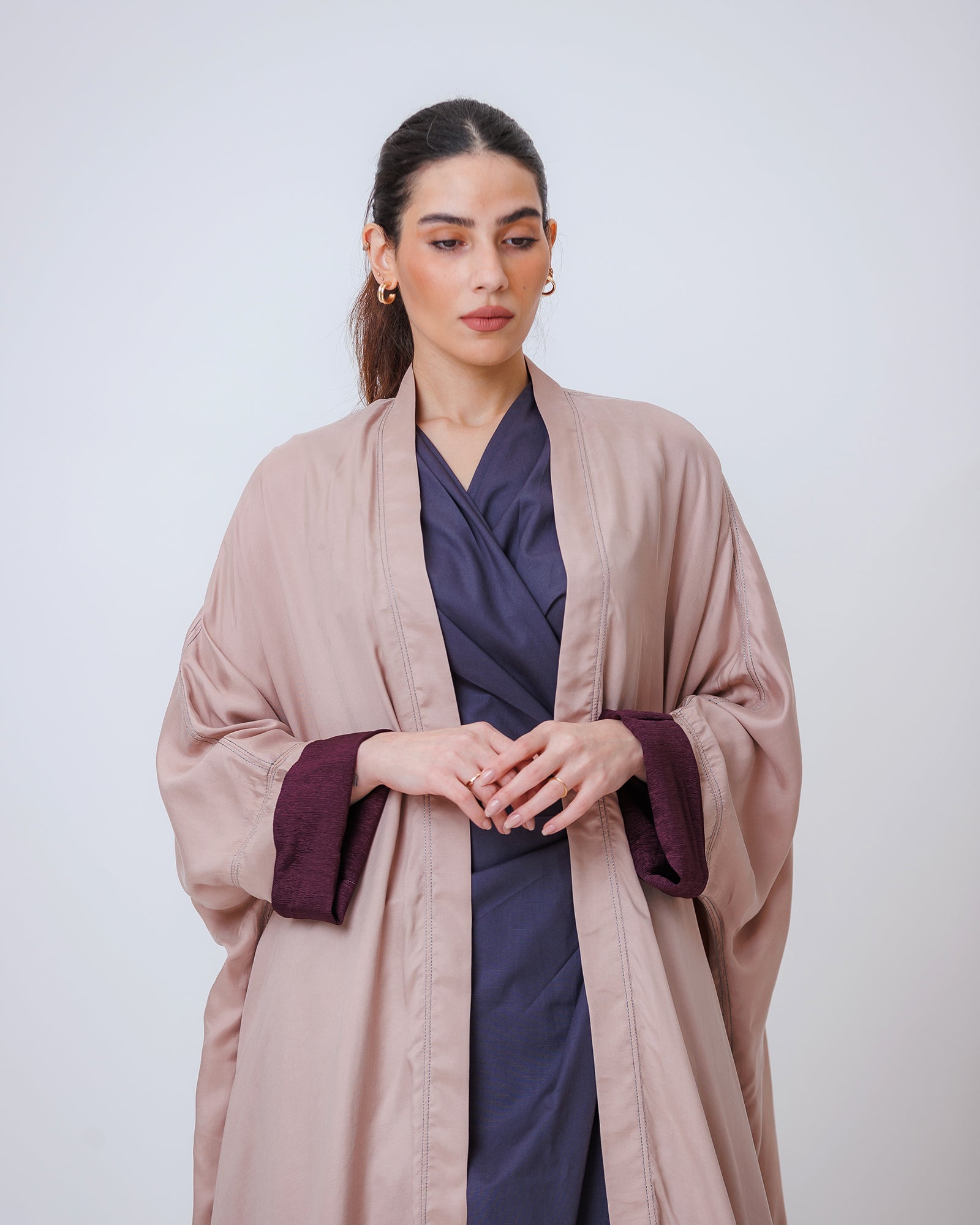  Aram - Washed Silk Abaya 