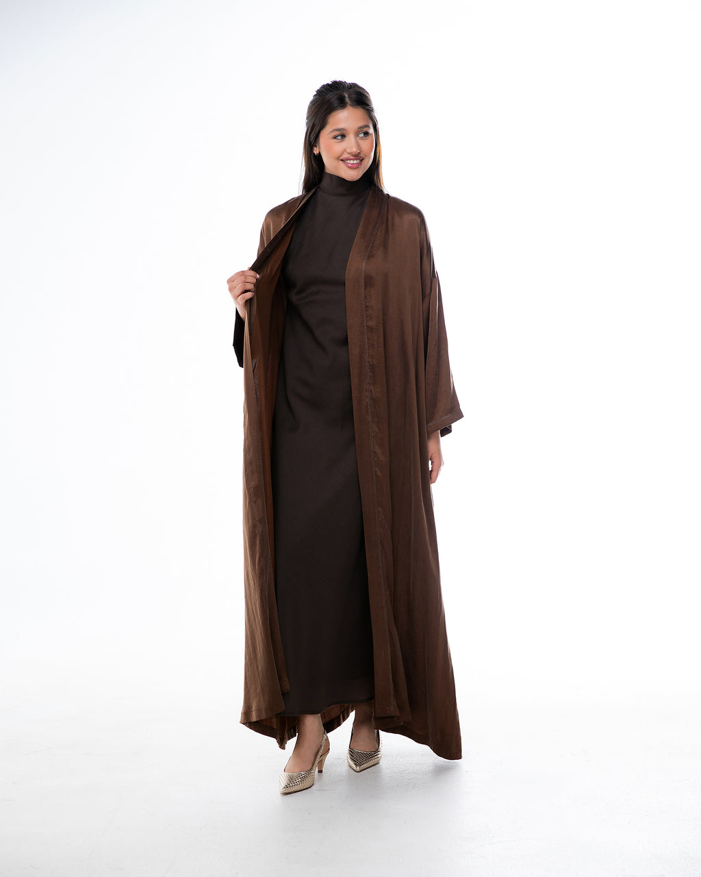 Earth - Washed Silk A-Line Abaya