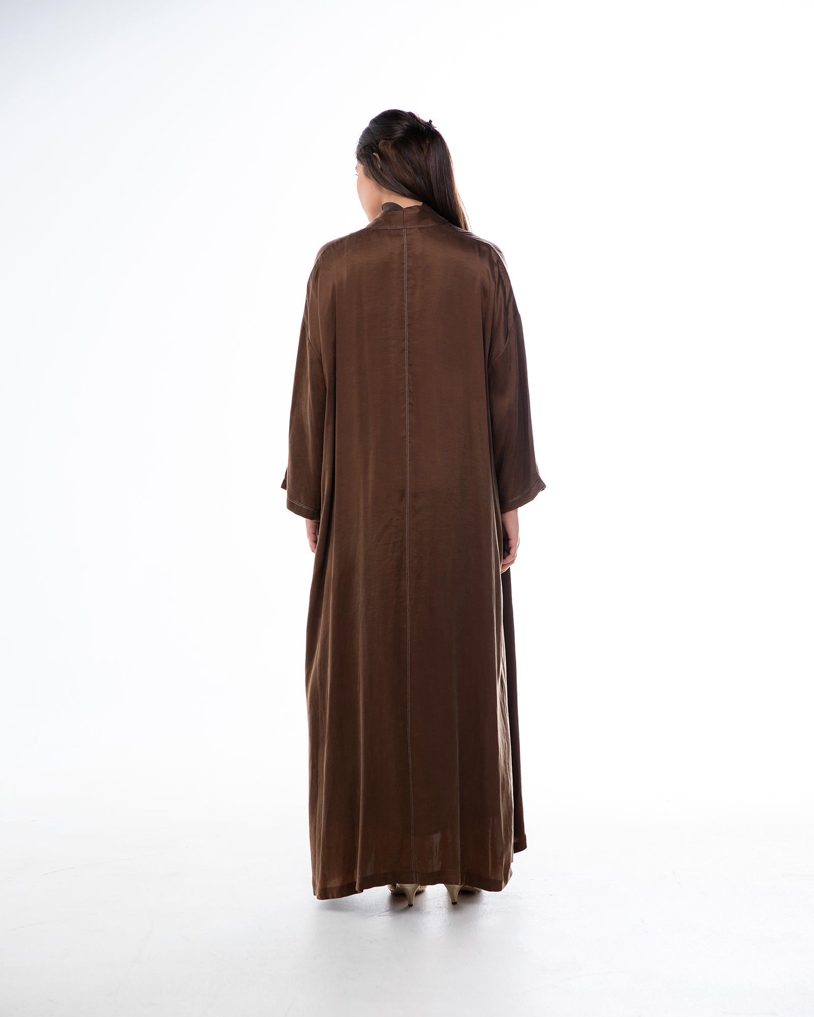 Earth - Washed Silk A-Line Abaya