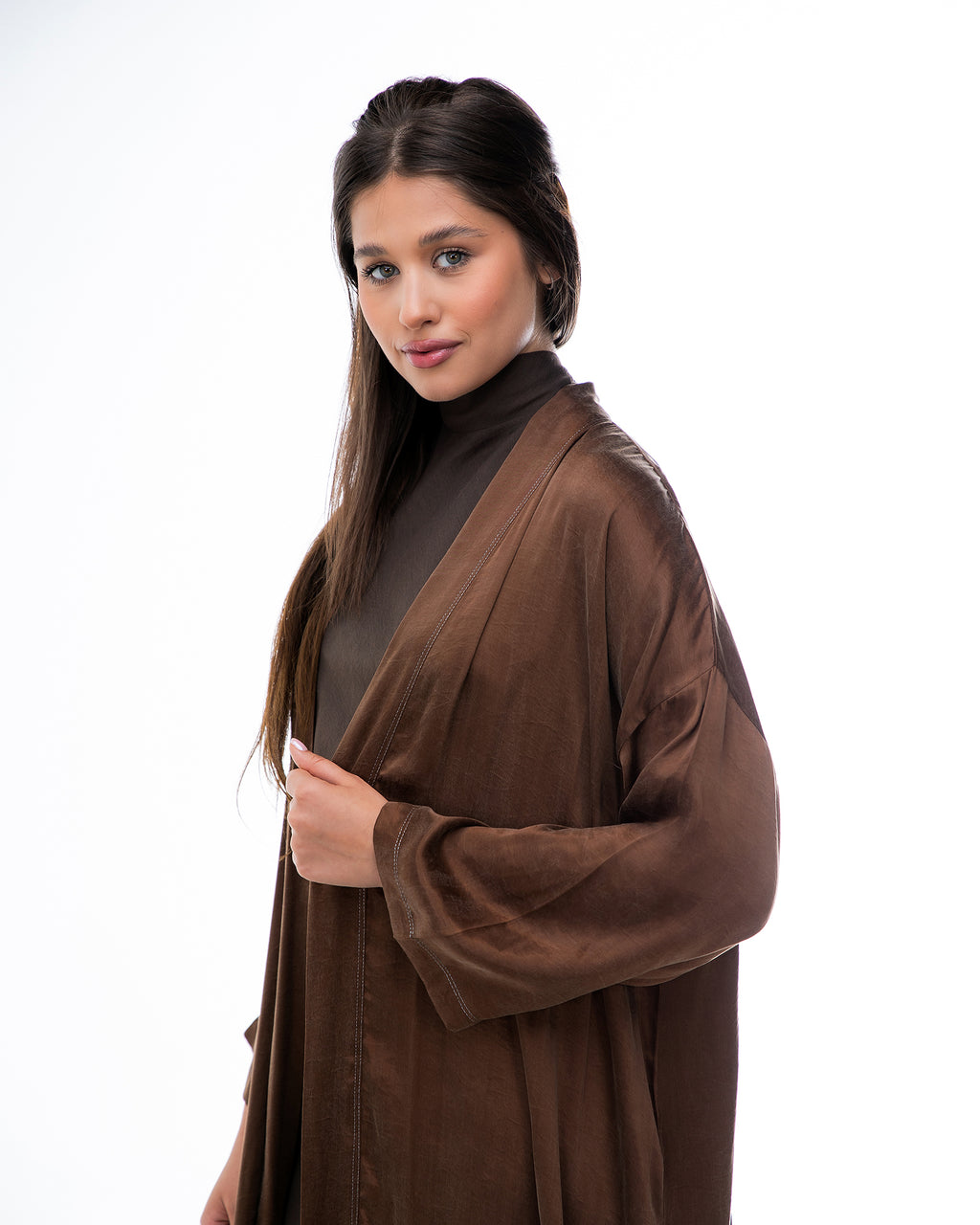Earth - Washed Silk A-Line Abaya