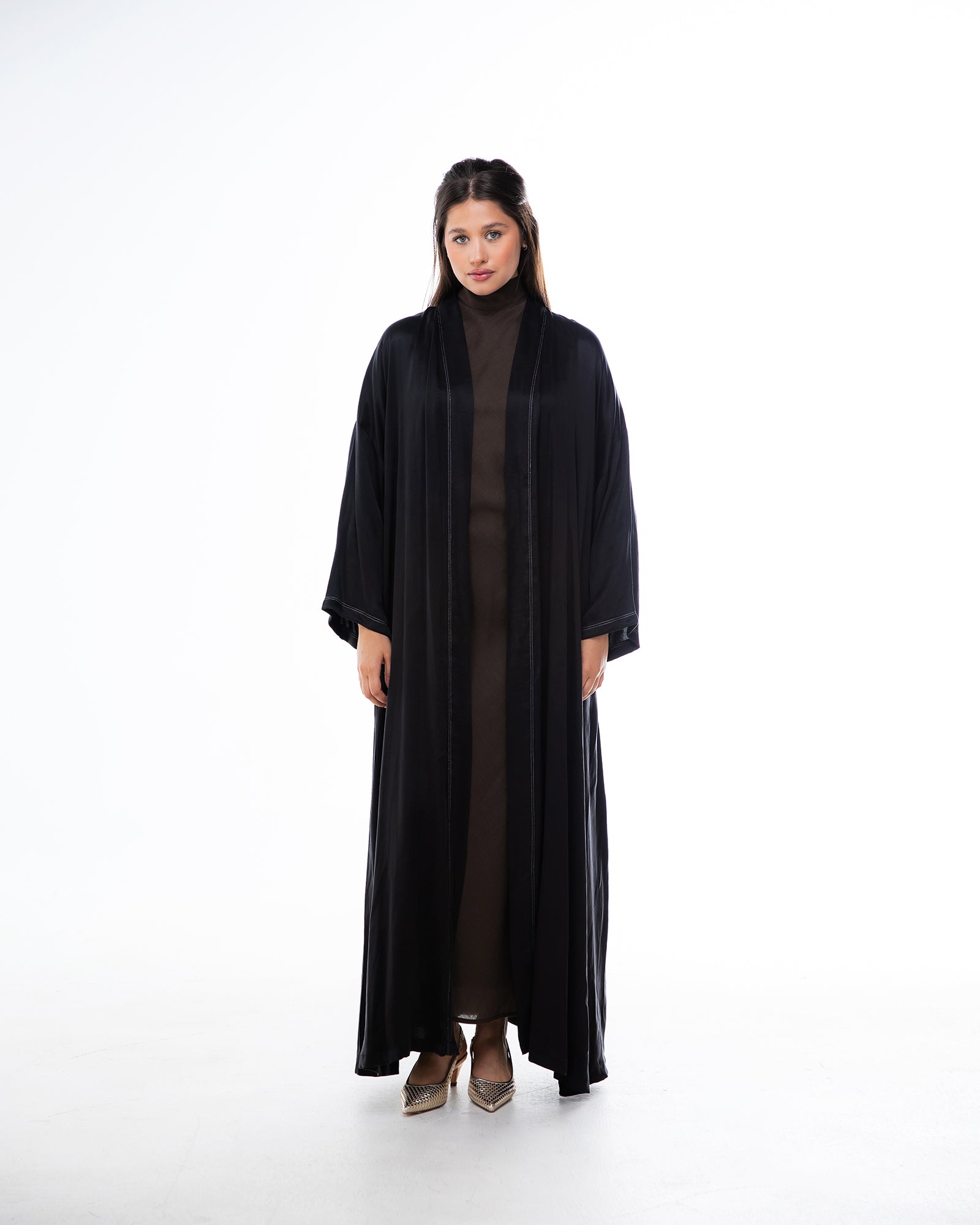 Earth - Washed Silk A-Line Abaya