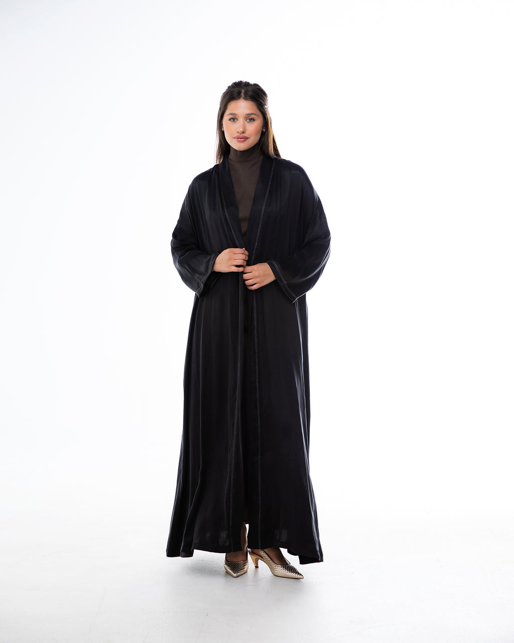 Earth - Washed Silk A-Line Abaya
