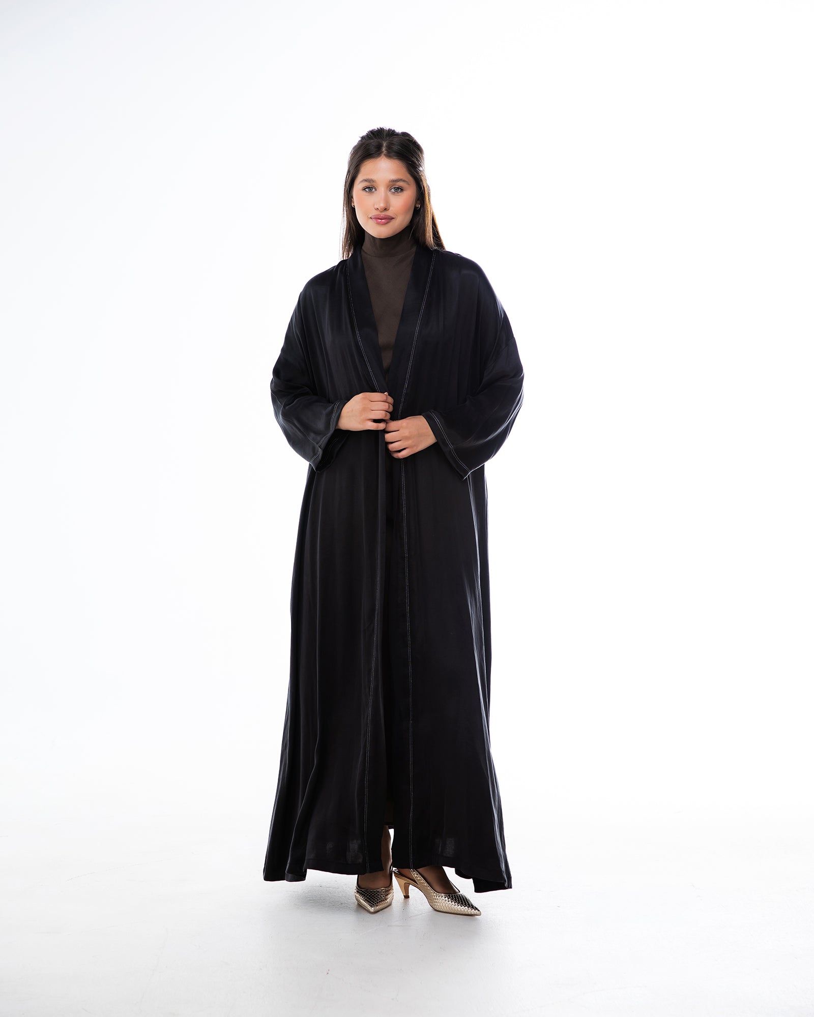 Earth - Washed Silk A-Line Abaya