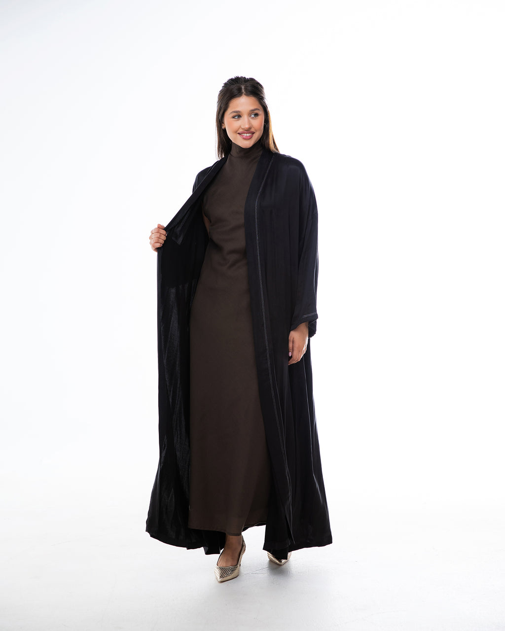 Earth - Washed Silk A-Line Abaya
