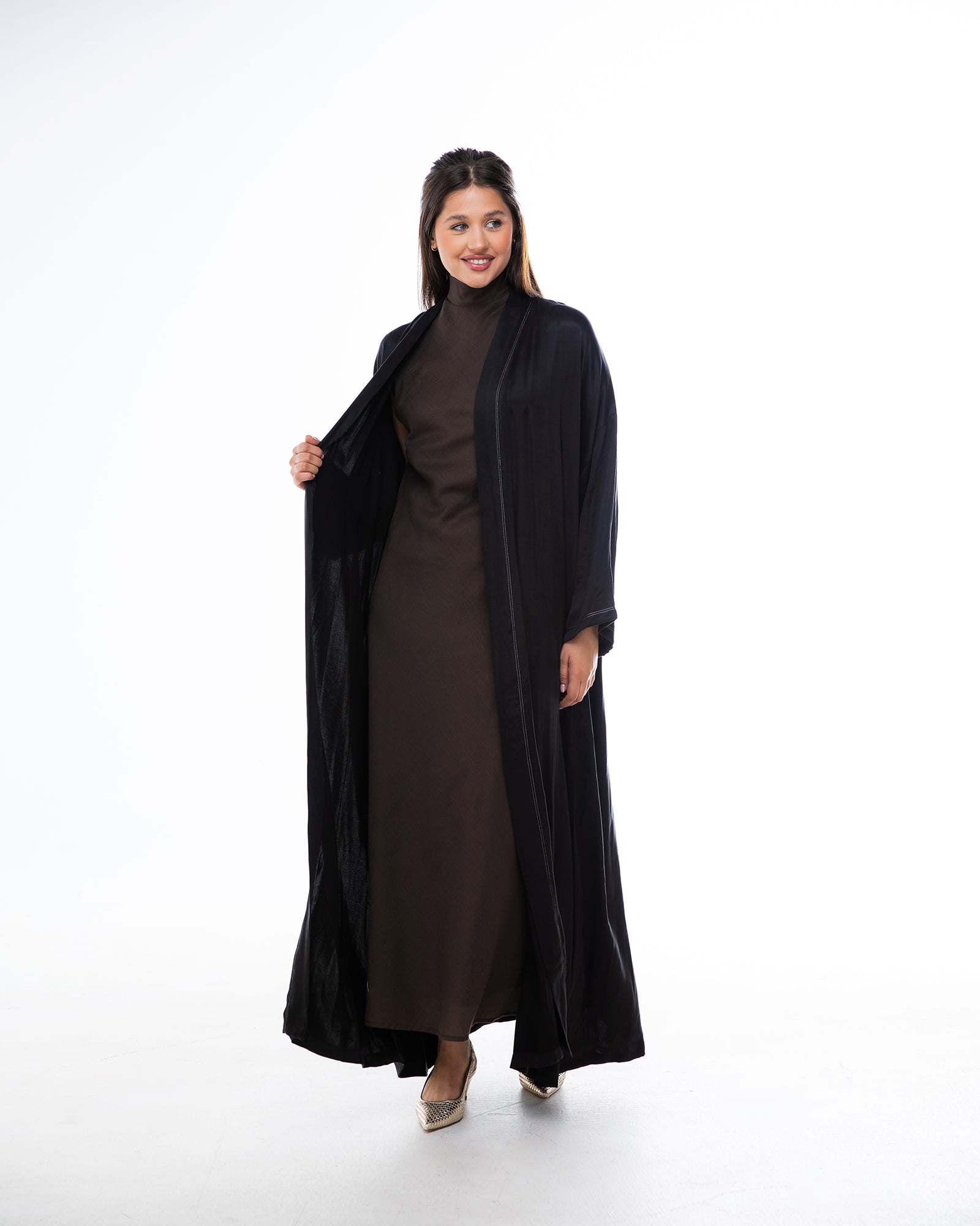 Earth - Washed Silk A-Line Abaya