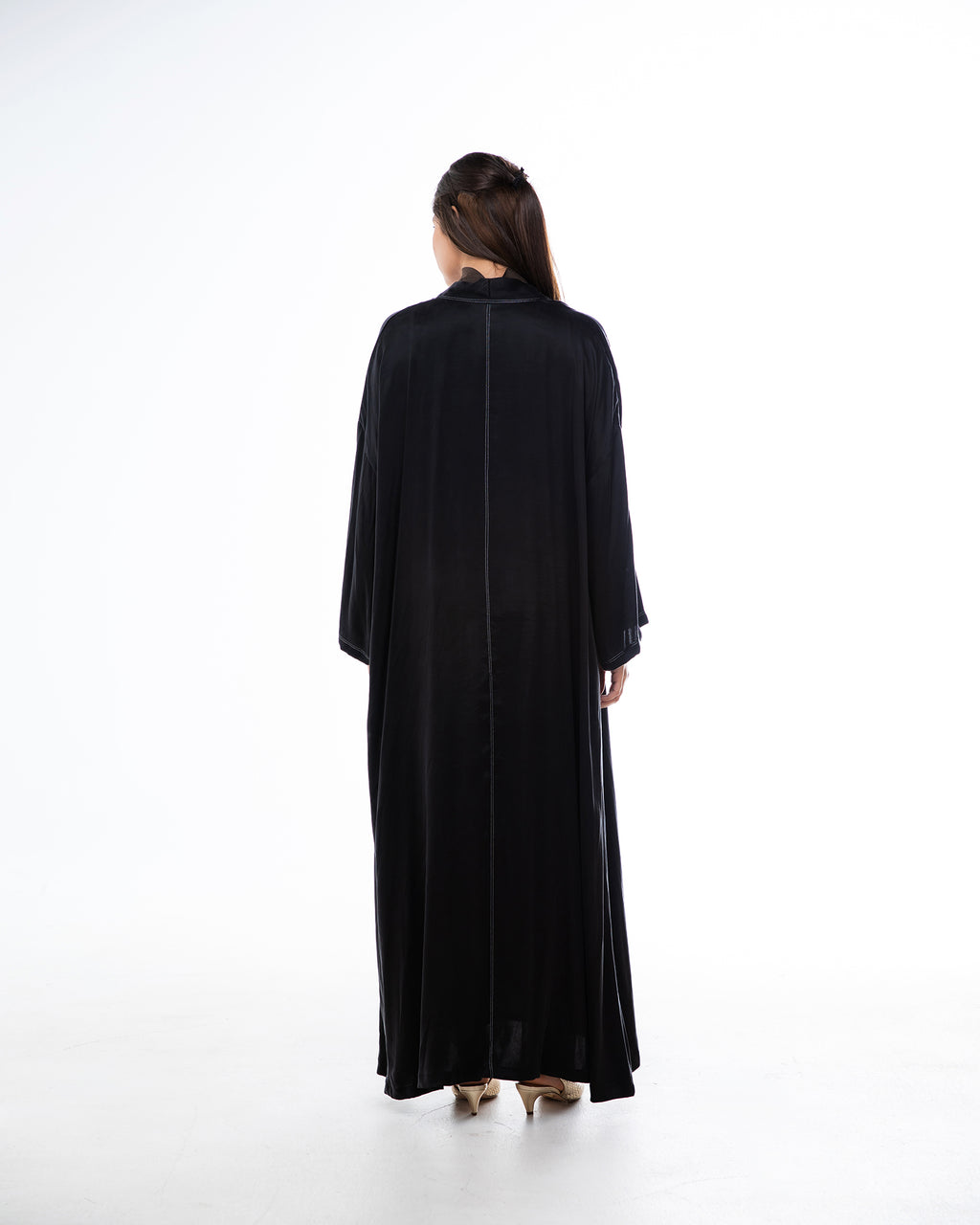 Earth - Washed Silk A-Line Abaya