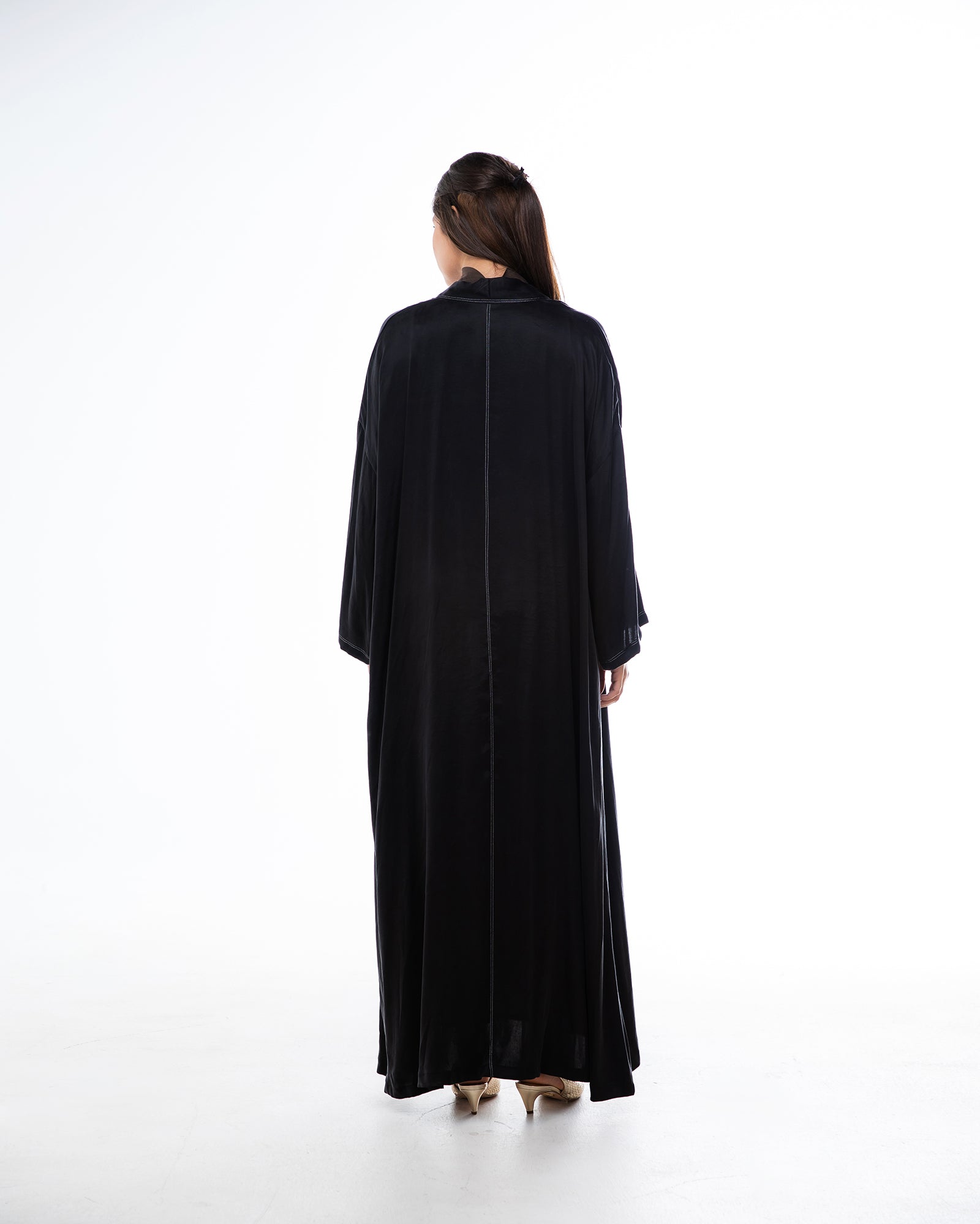 Earth - Washed Silk A-Line Abaya