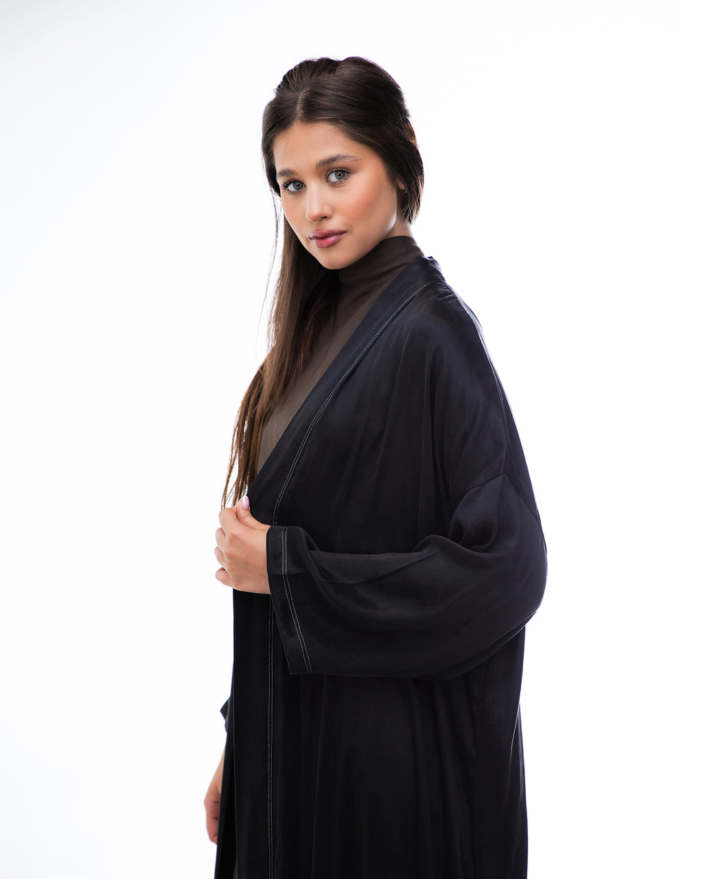 Earth - Washed Silk A-Line Abaya