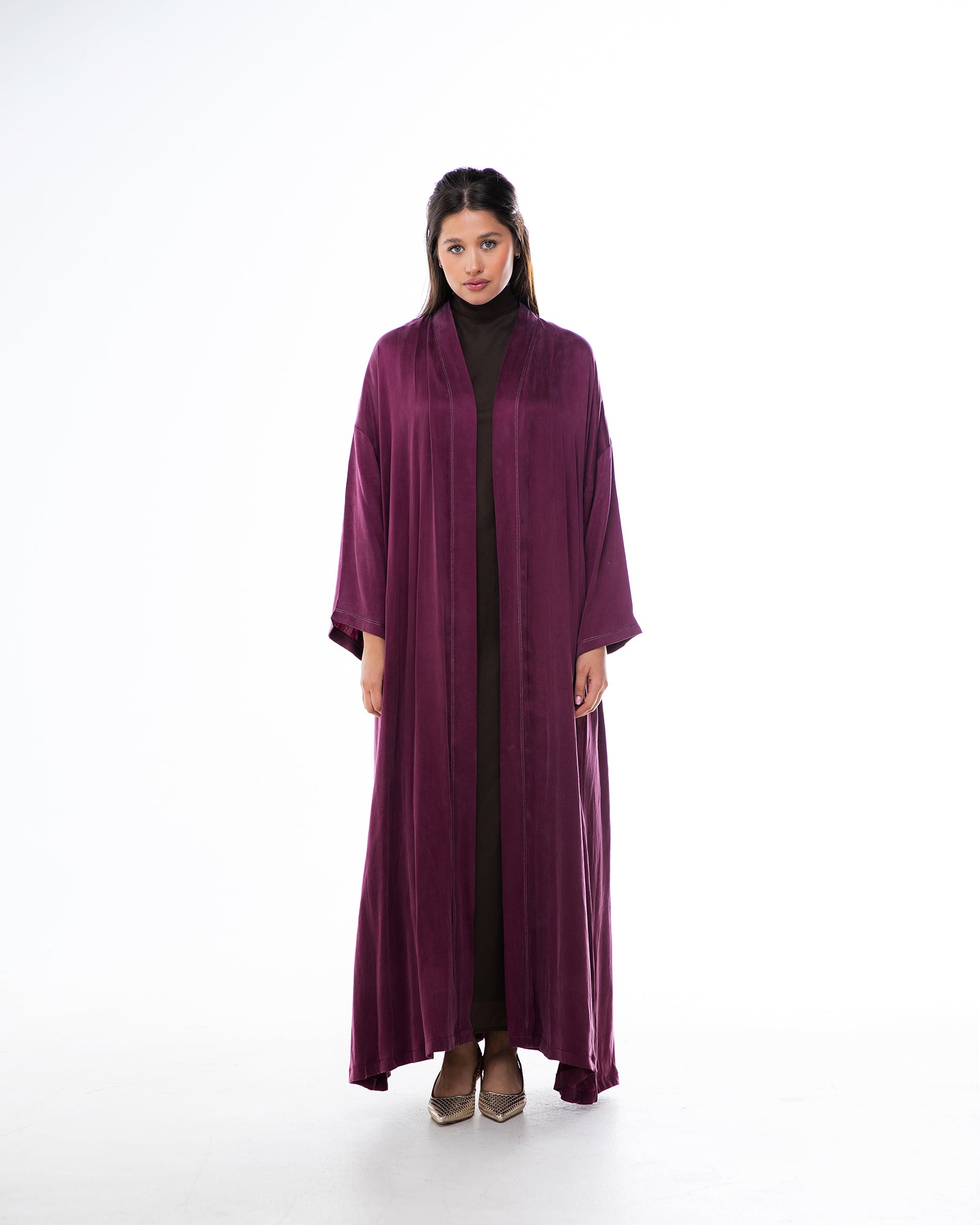 Earth - Washed Silk A-Line Abaya