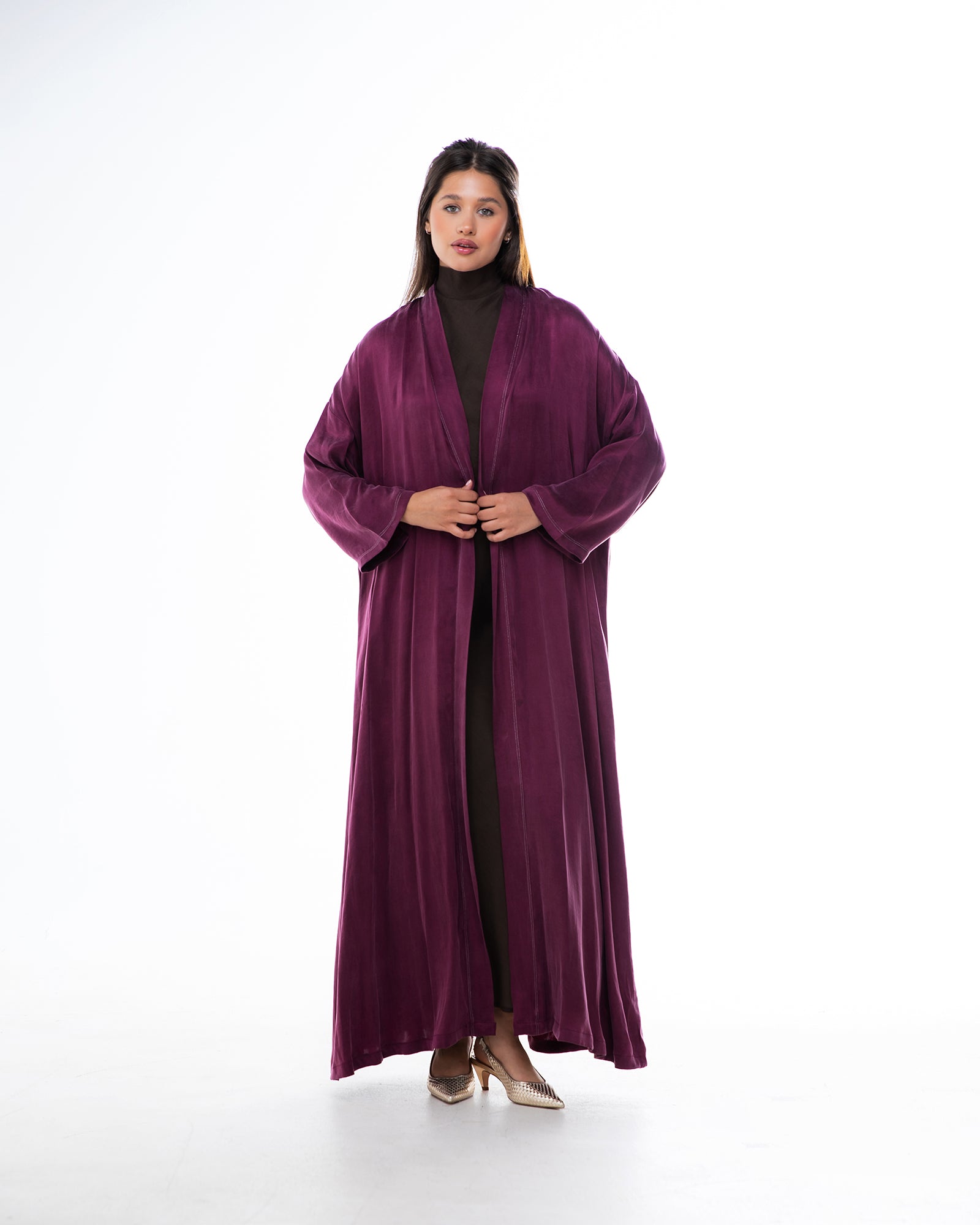 Earth - Washed Silk A-Line Abaya