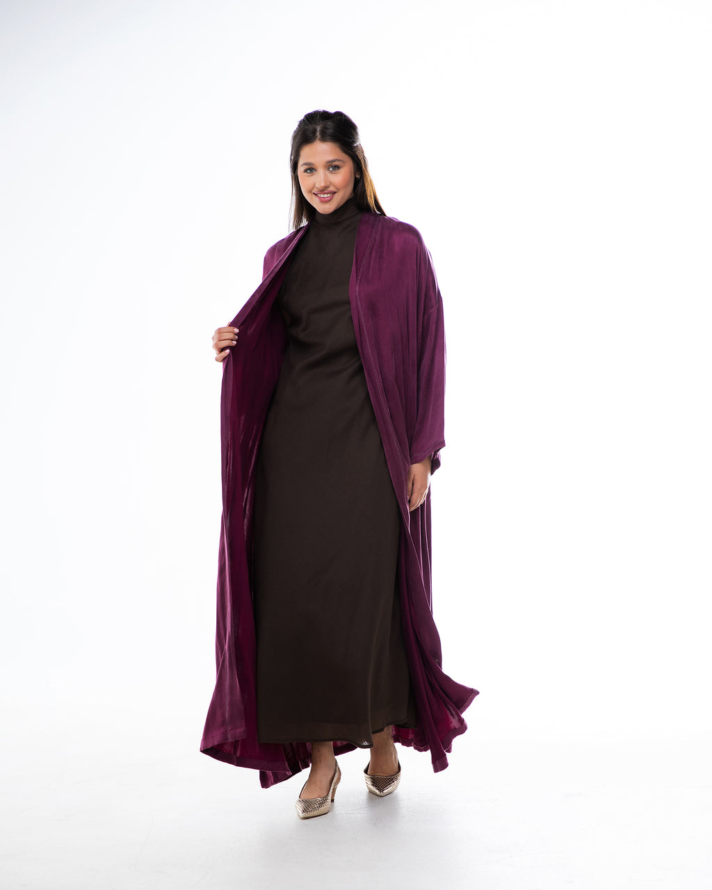 Earth - Washed Silk A-Line Abaya