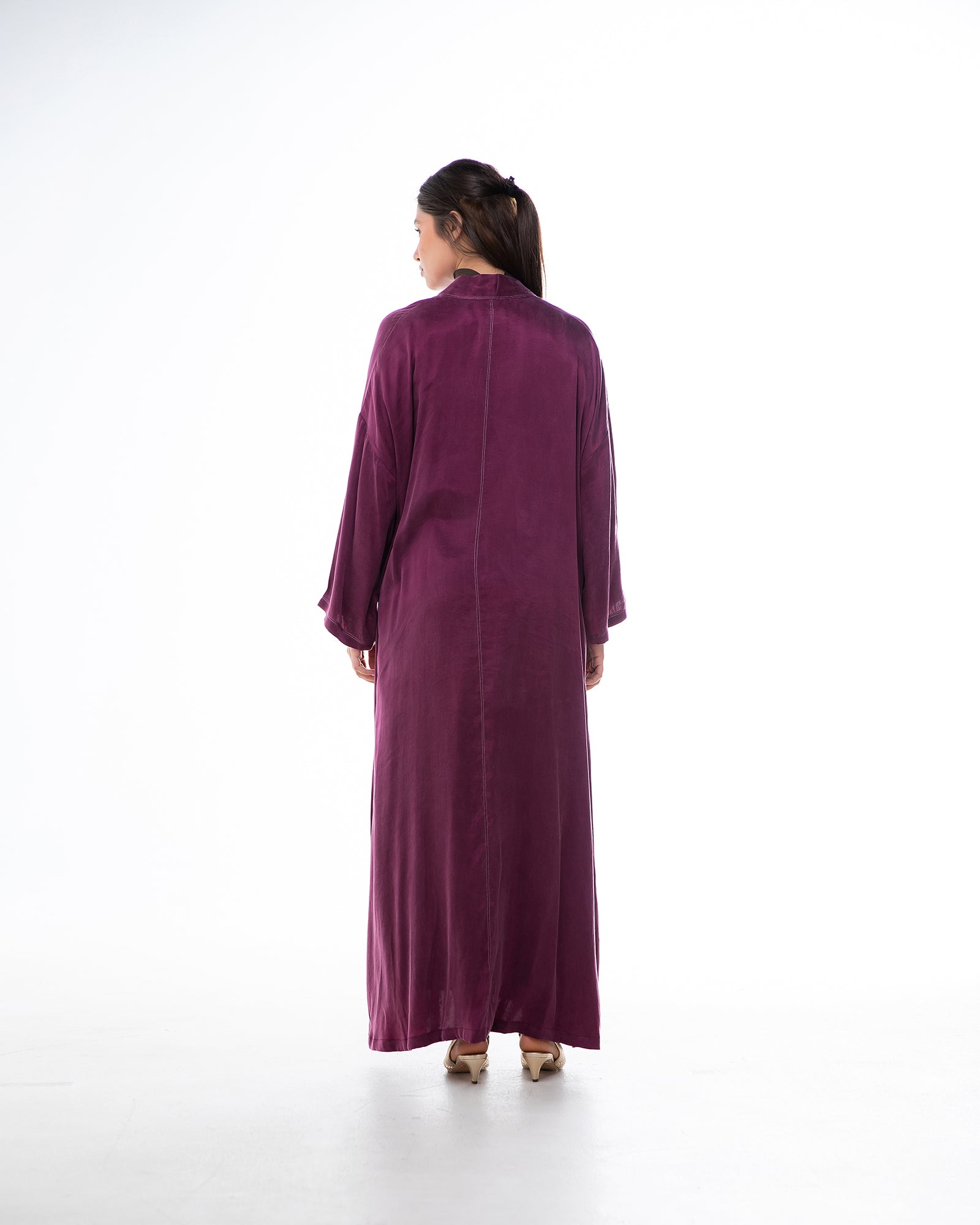Earth - Washed Silk A-Line Abaya