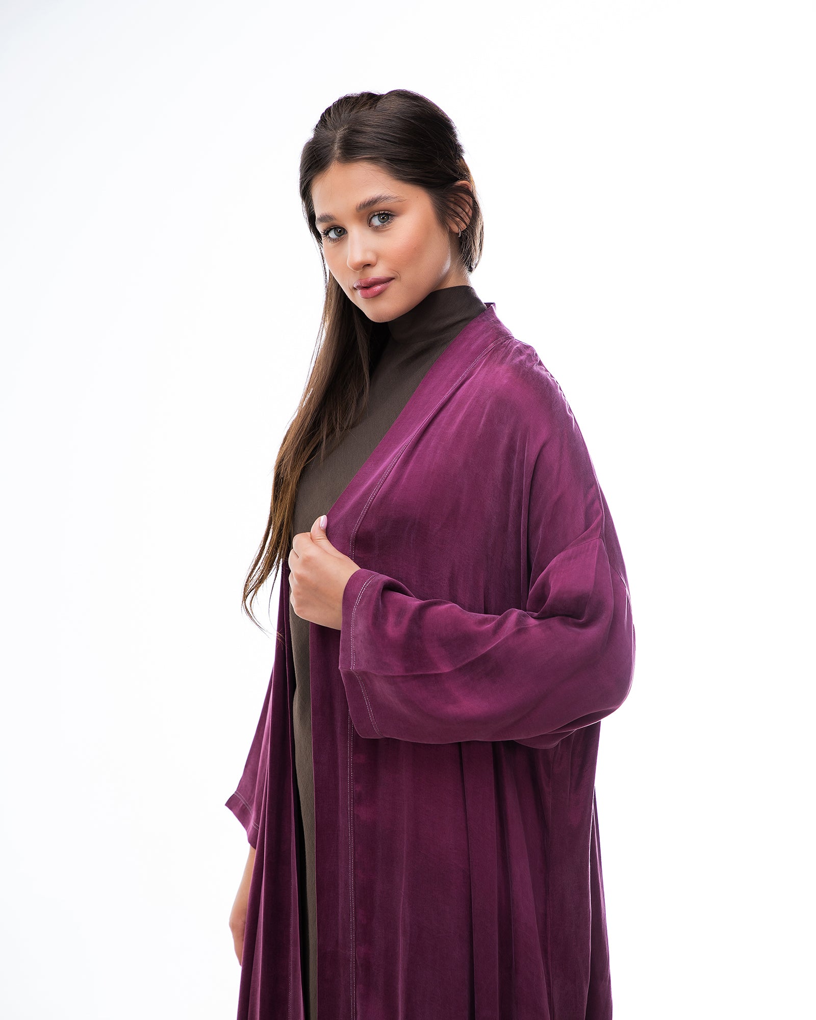 Earth - Washed Silk A-Line Abaya