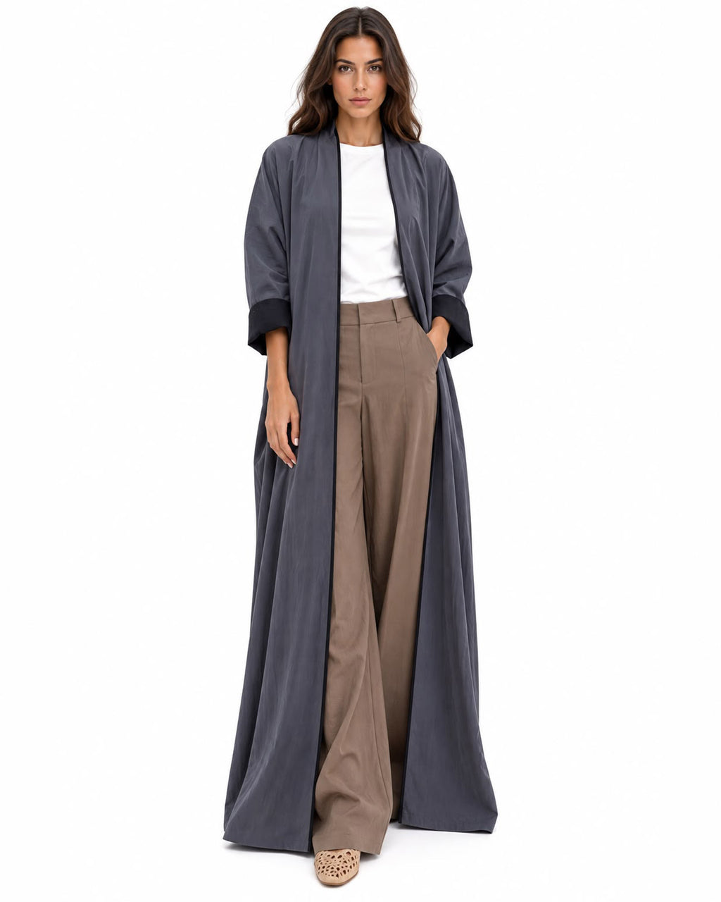 Classico – Washed Linen Kaftan Abaya