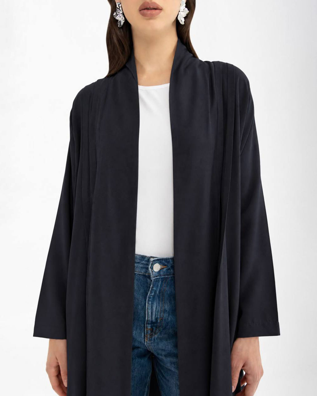 Taurus - Pleated Cupro Abaya