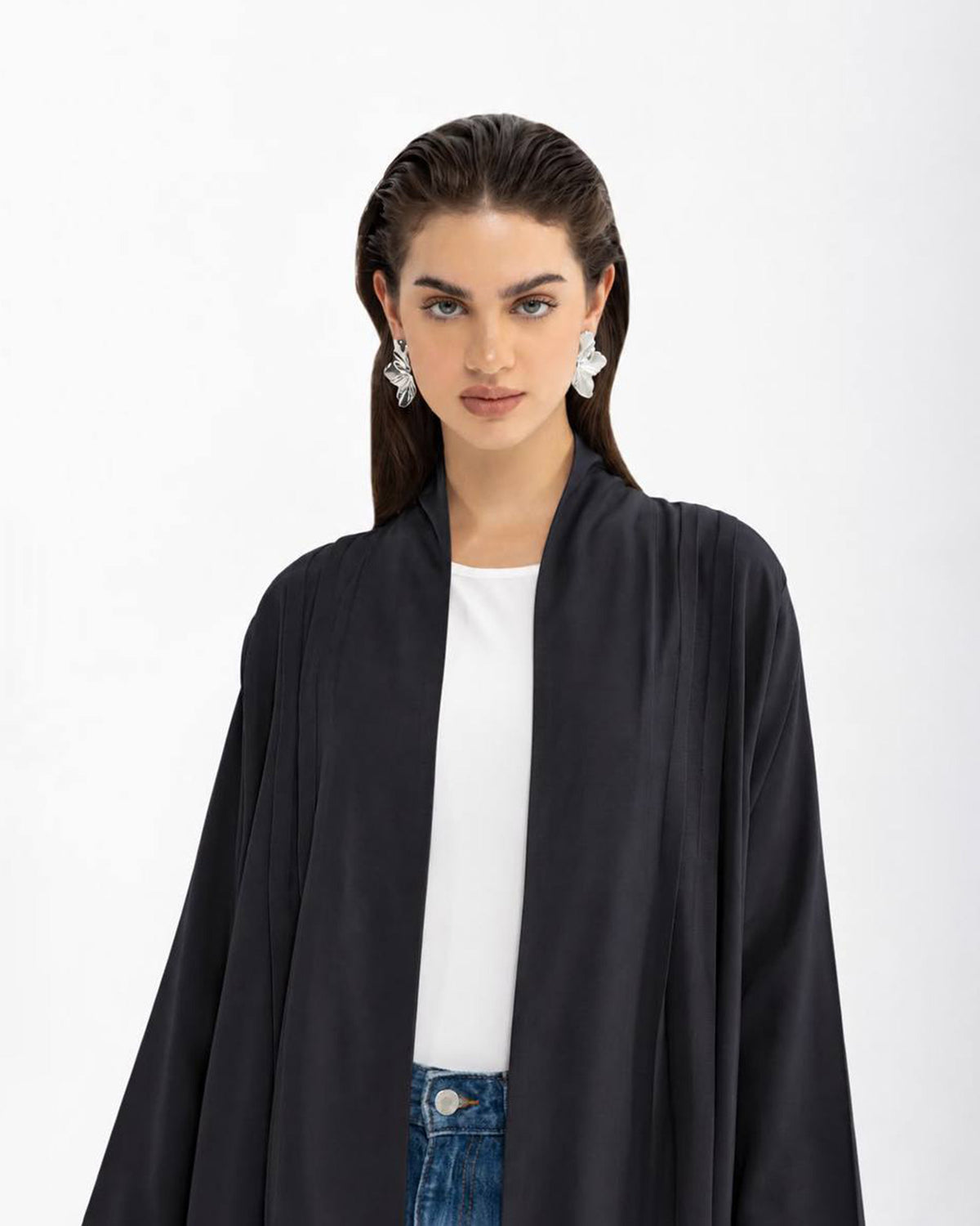 Taurus - Pleated Cupro Abaya