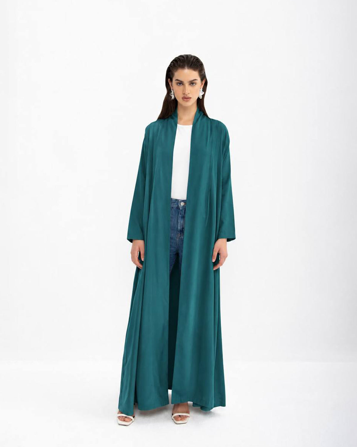 Taurus - Pleated Cupro Abaya