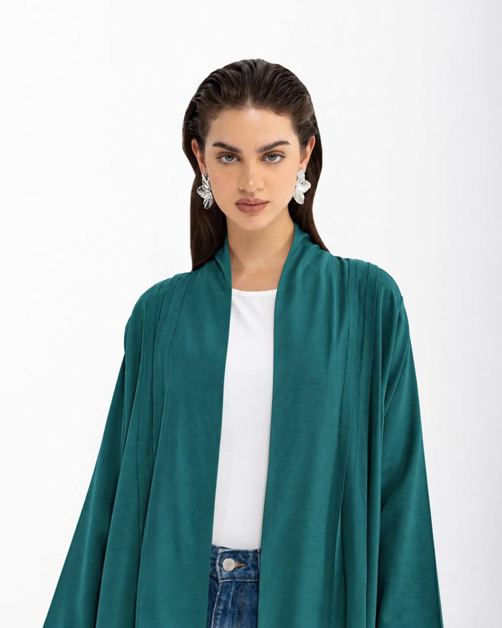 Taurus - Pleated Cupro Abaya