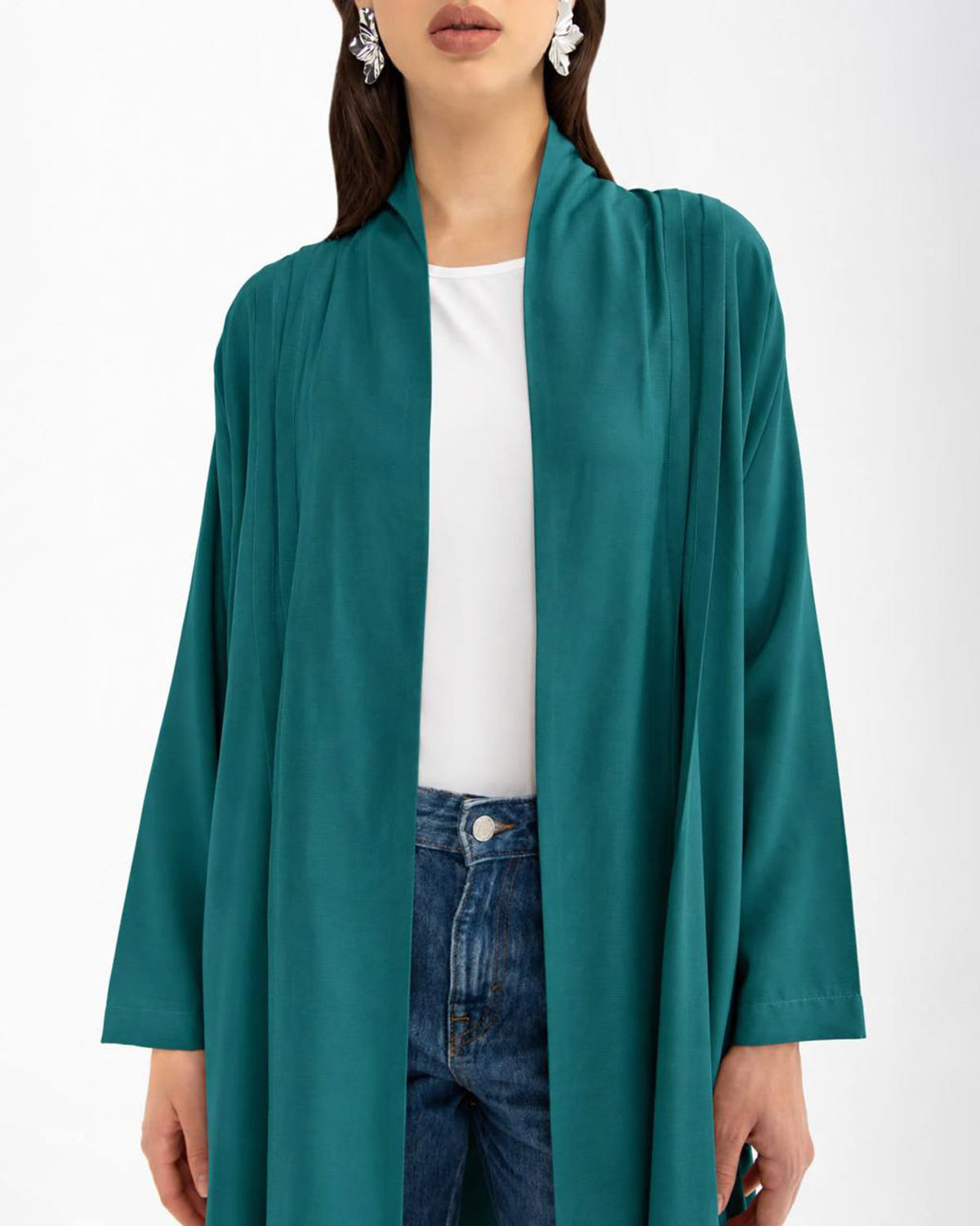 Taurus - Pleated Cupro Abaya