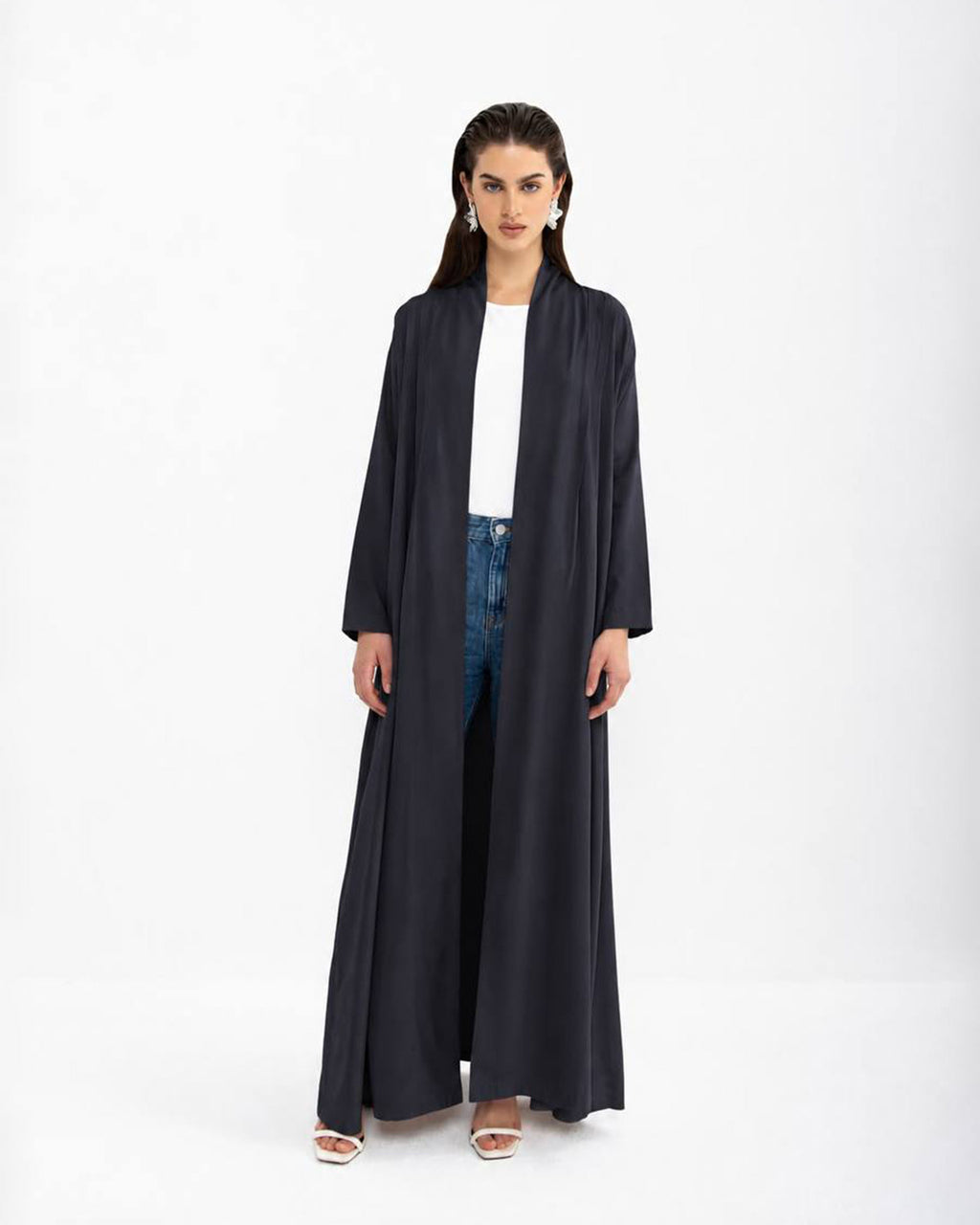 Taurus - Pleated Cupro Abaya
