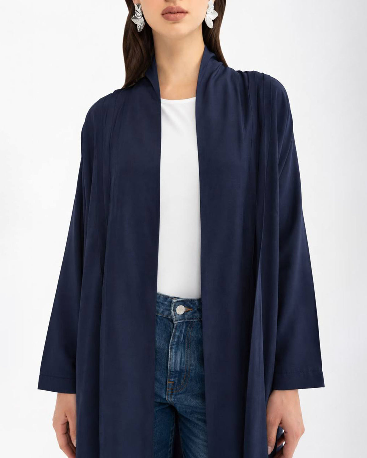 Taurus - Pleated Cupro Abaya