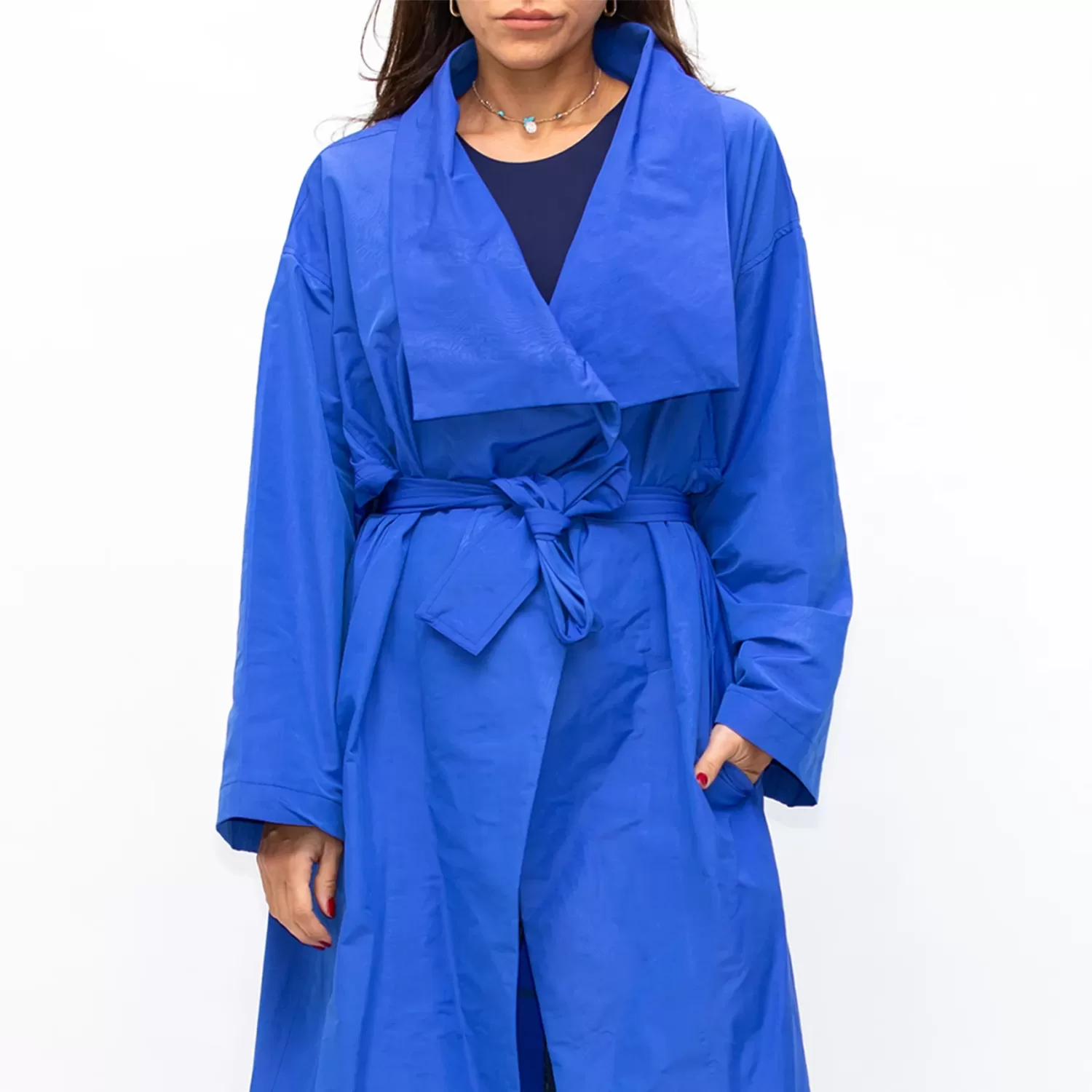Moire - Camouflage Textured Silk Jacket - Image 2