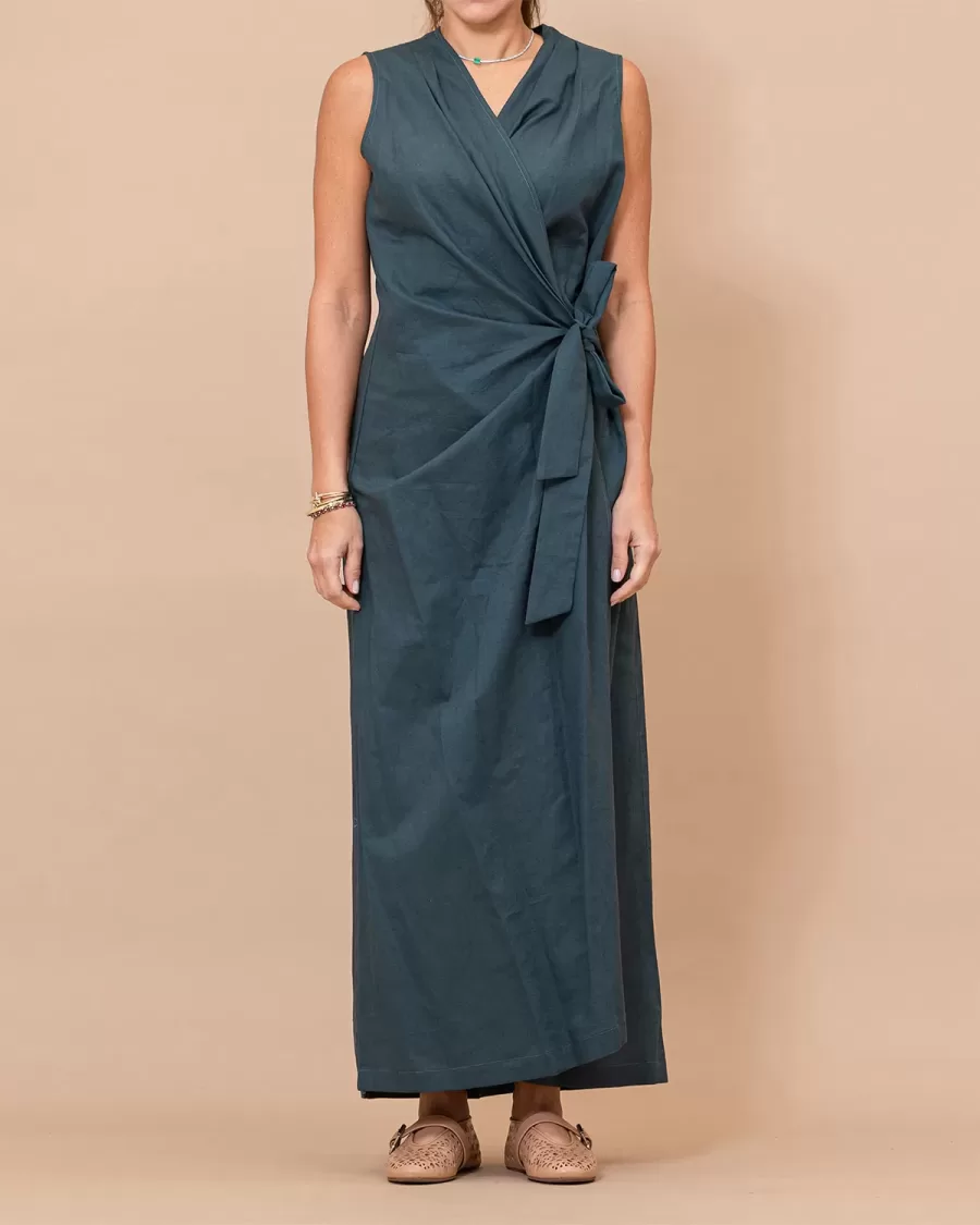 Wrap Dress - Sleeveless Long Under Abaya Wear