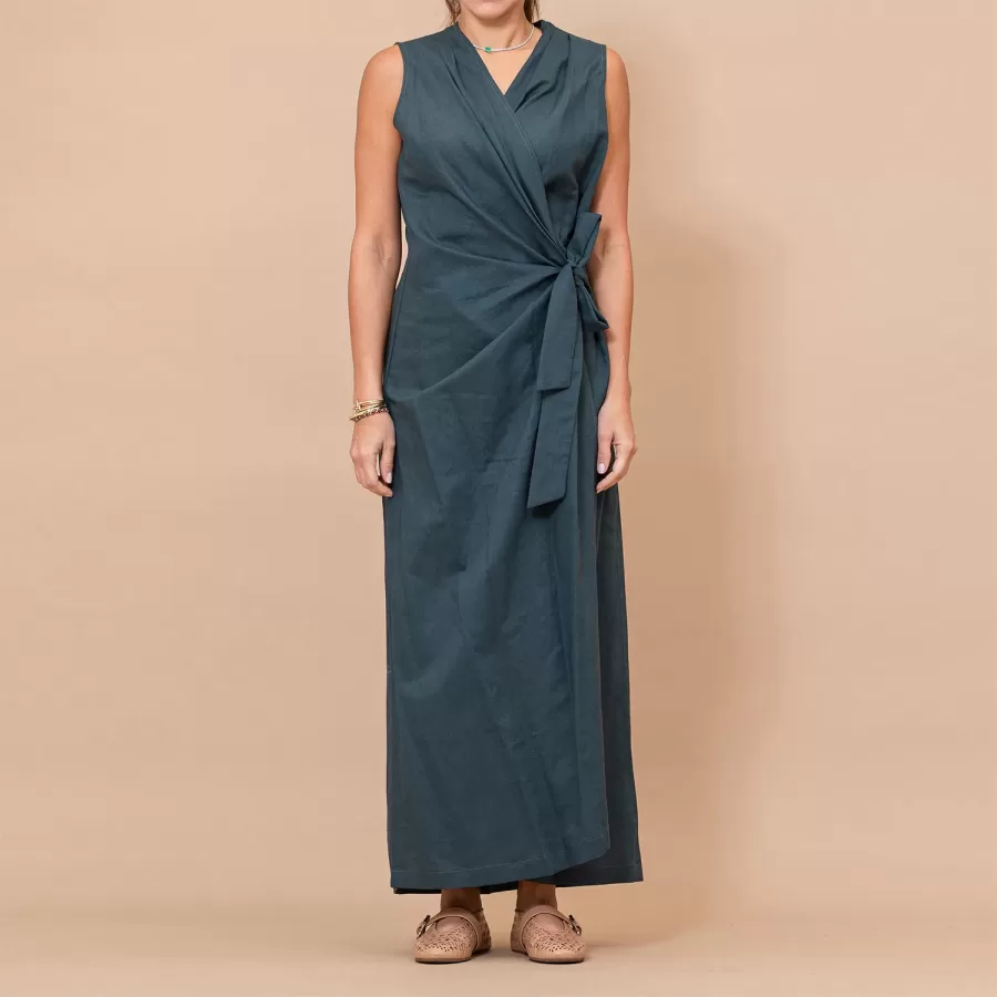 Wrap Dress - Sleeveless Long Under Abaya Wear