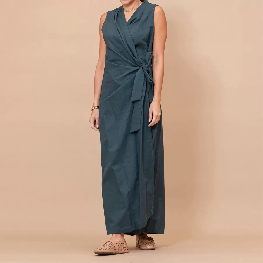 Wrap Dress - Sleeveless Long Under Abaya Wear - Image 3