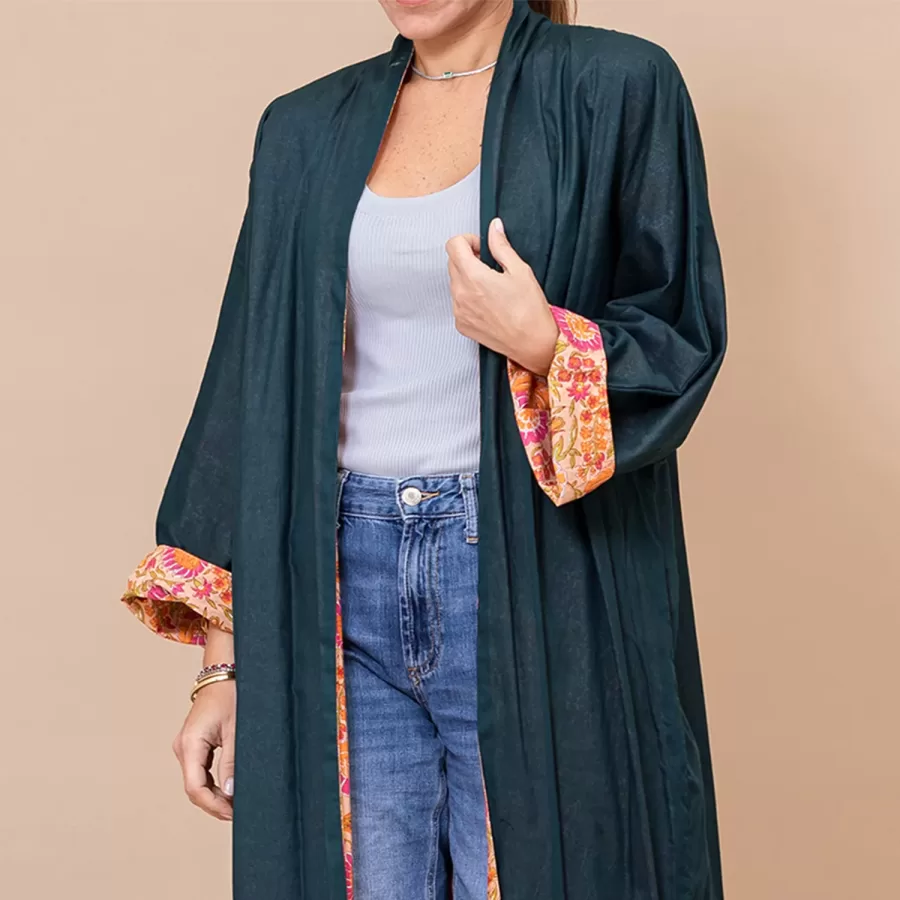 Mom 2 in 1 - Reversible Cotton Abaya - Image 2