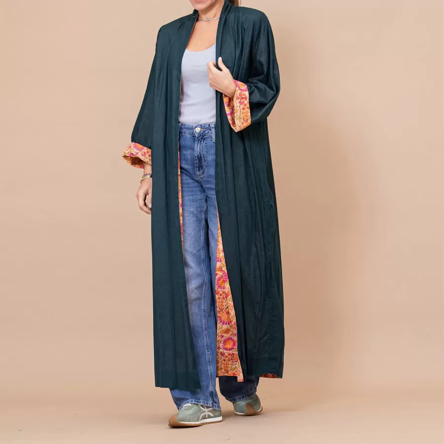 Mom 2 in 1 - Reversible Cotton Abaya - Image 4