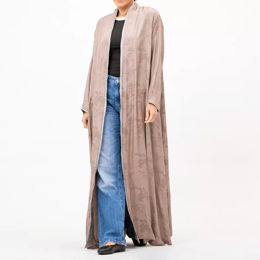 Faye Lux - Self-Print Linen A-Line Abaya - Image 5