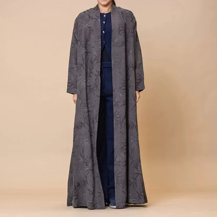 Leo - Woven Linen Flared Abaya