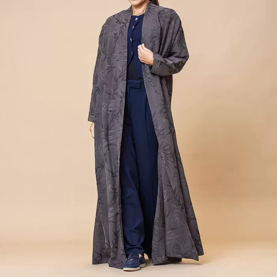 Leo - Woven Linen Flared Abaya - Image 4