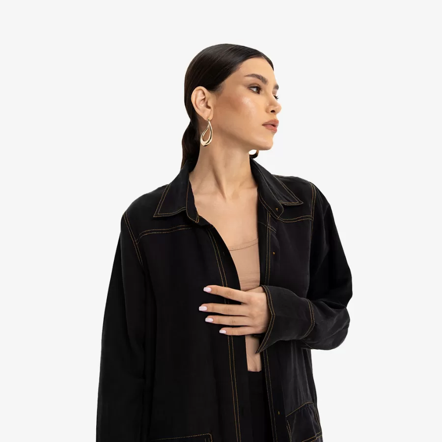Gemini - Linen Blend Shirt - Image 2