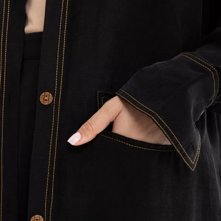 Gemini - Linen Blend Shirt - Image 4