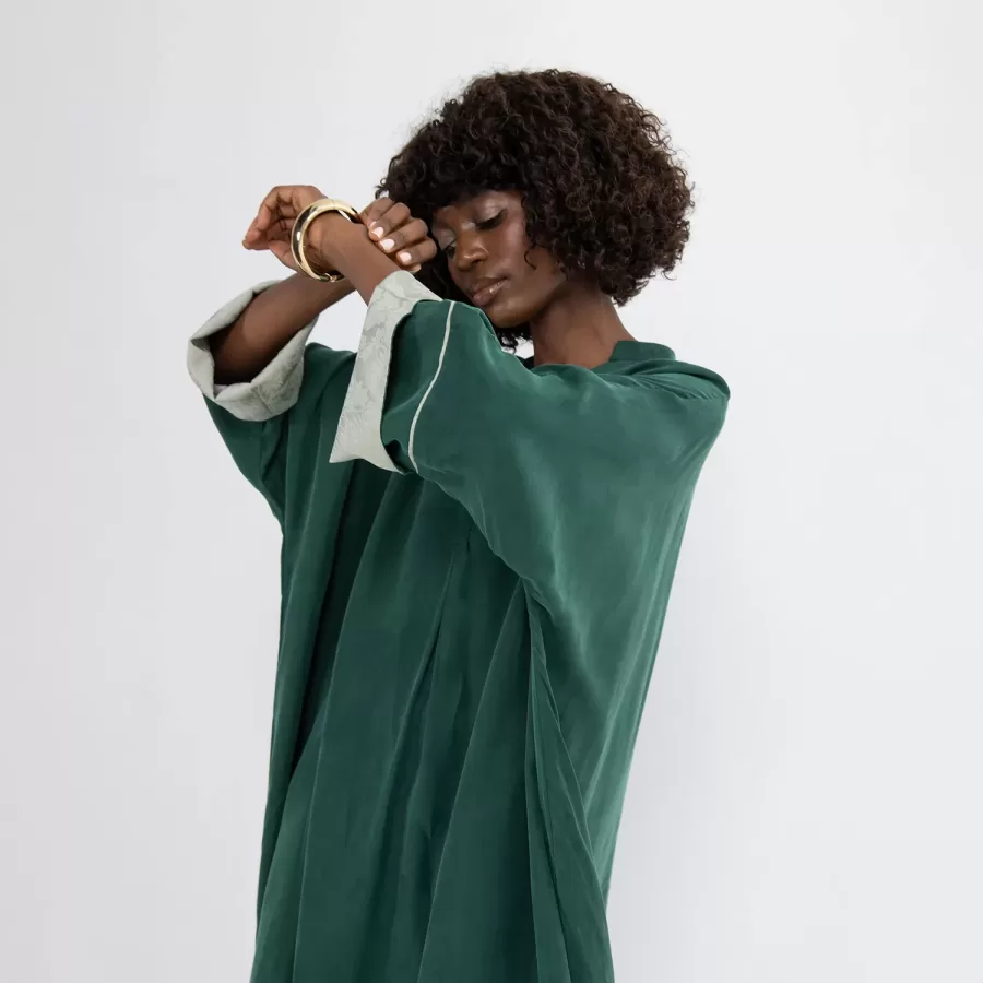 Ruby - Washed Silk Jalabiya - Image 2