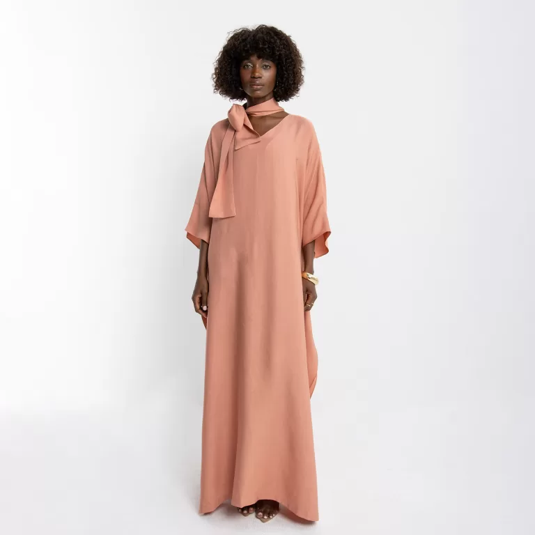 Dream 2.0 - Batwing Kaftan with Scarf Necktie