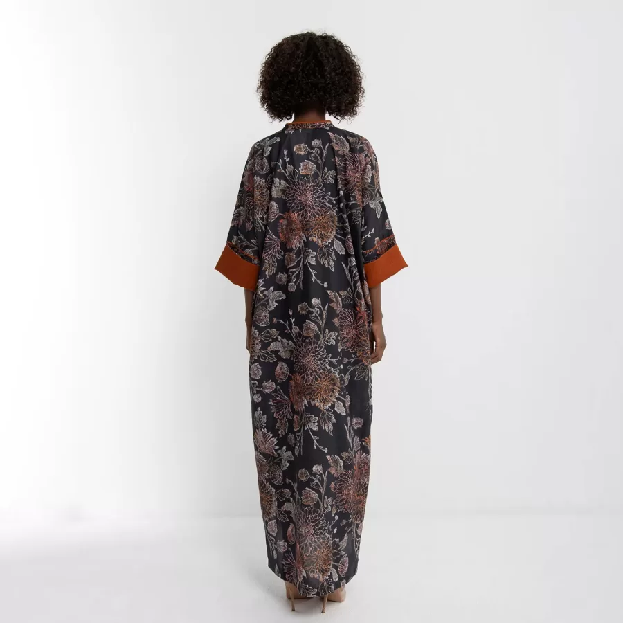 Emerald - Printed Cotton Kaftan